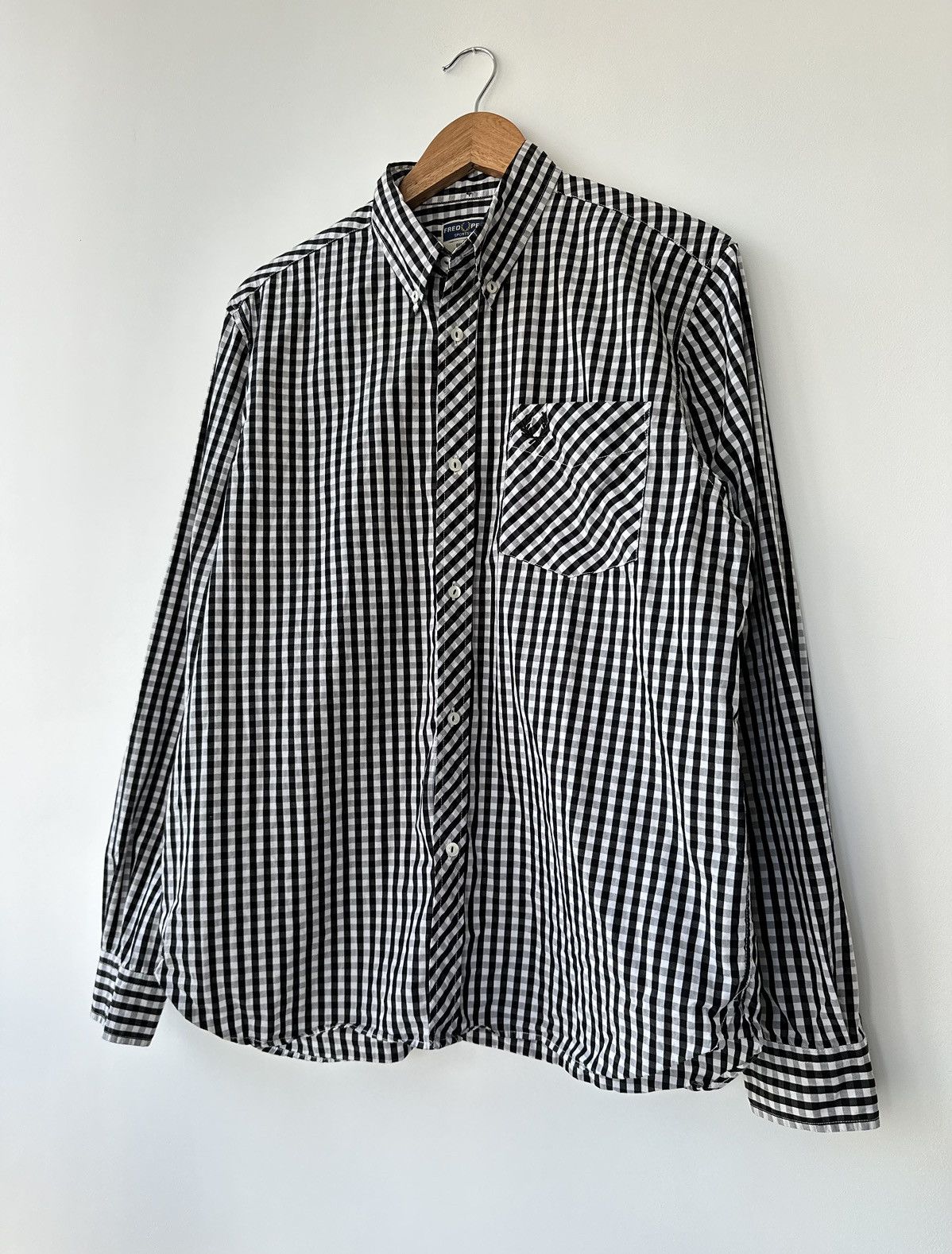 Fred Perry Fred Perry Checkered Shirt Long Sleeve Men's Size 42 Size US M / EU 48-50 / 2 - 1 Thumbnail