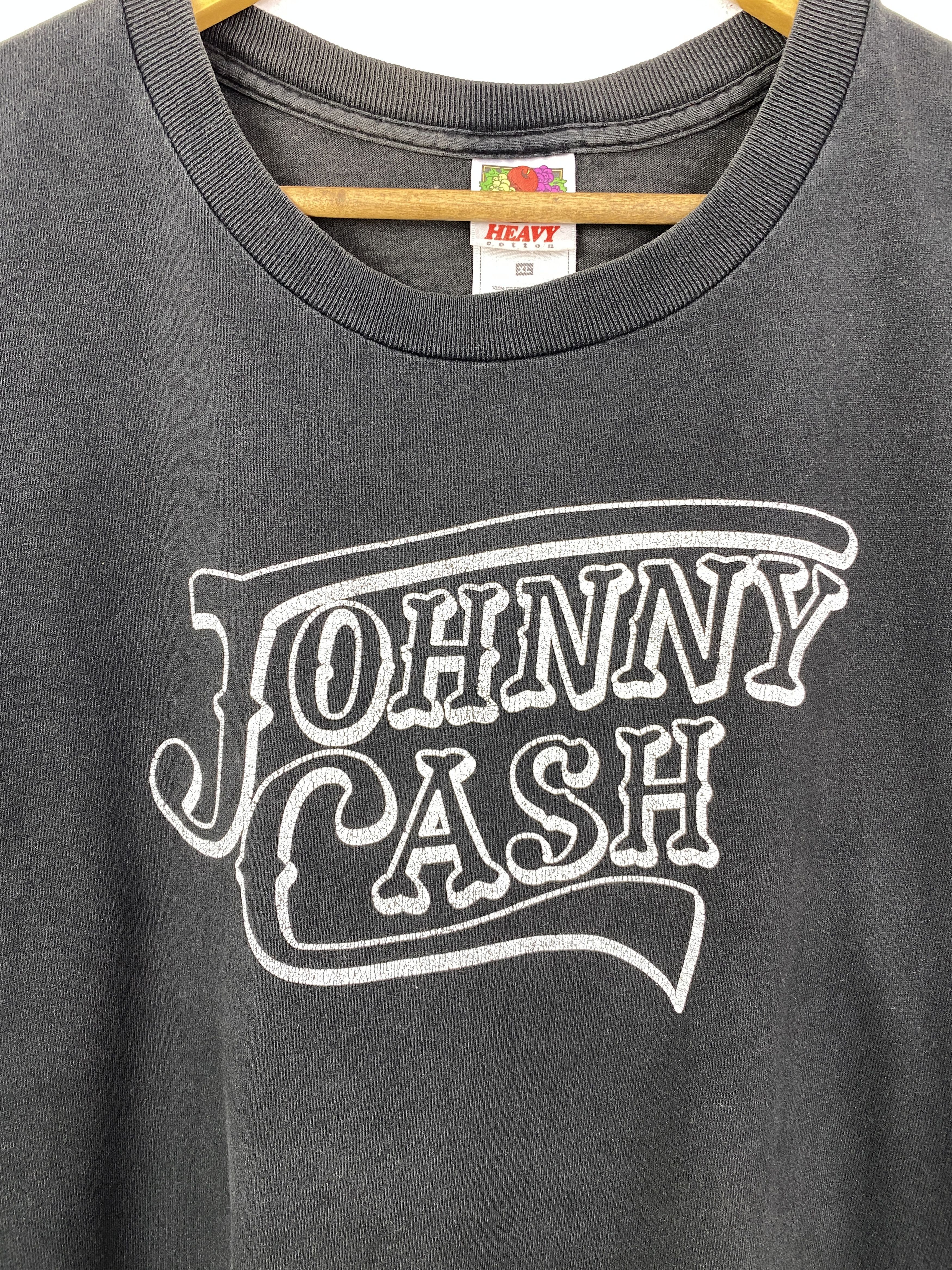 Vintage Vintage Johnny Cash Wording Spellout Tshirt TA0718 Size US XL / EU 56 / 4 - 6 Thumbnail