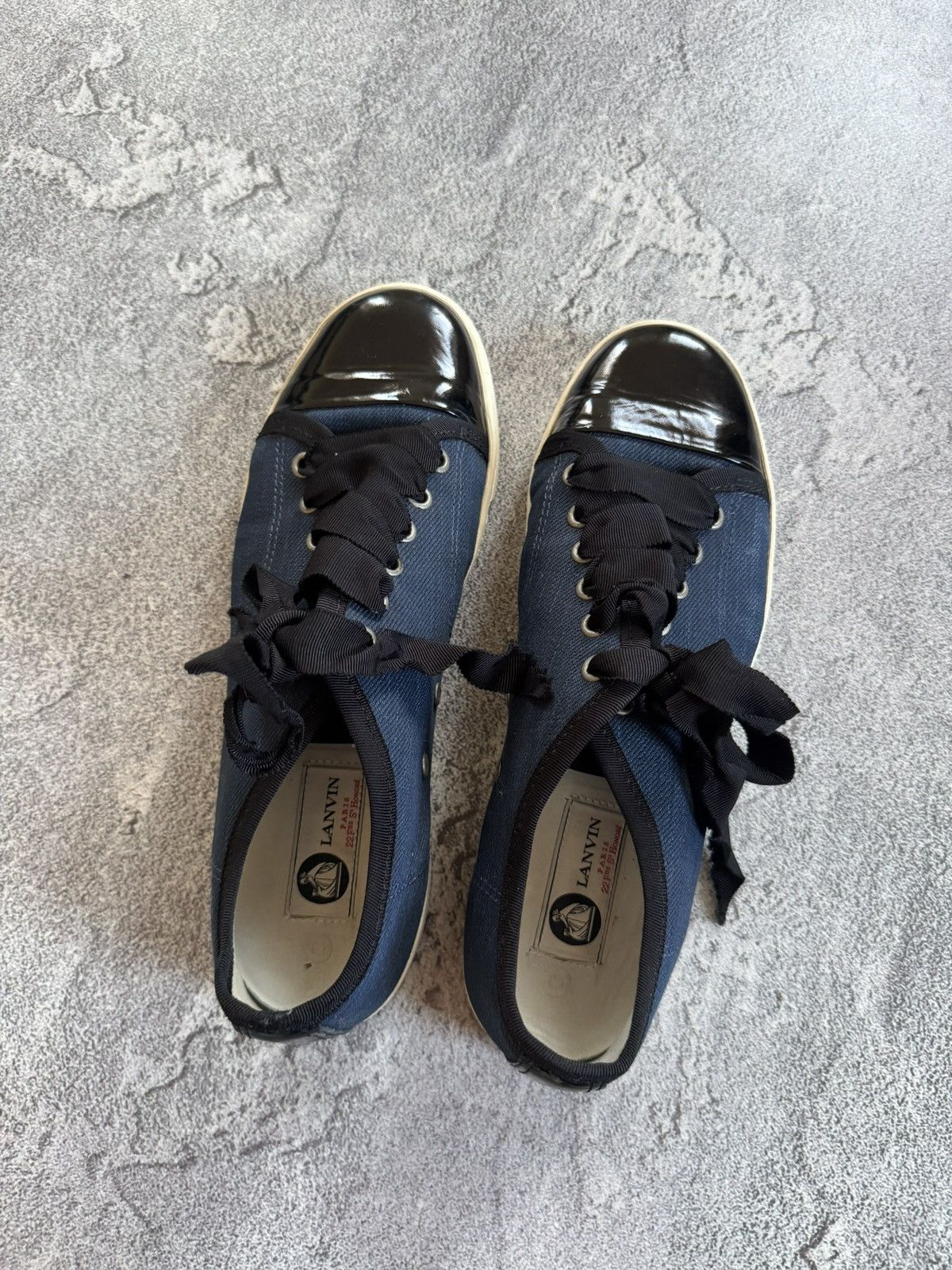 Lanvin Lanvin 40size casual luxury low top sneakers shoes Size US 7 / EU 40 - 16 Thumbnail