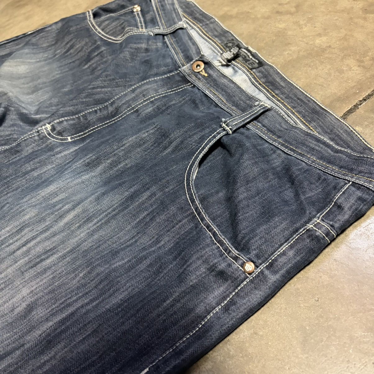 Southpole Vintage SouthPole Baggy Denim Jeans Wide Leg Skater Y2K 48 Size US 44 / EU 60 - 7 Thumbnail