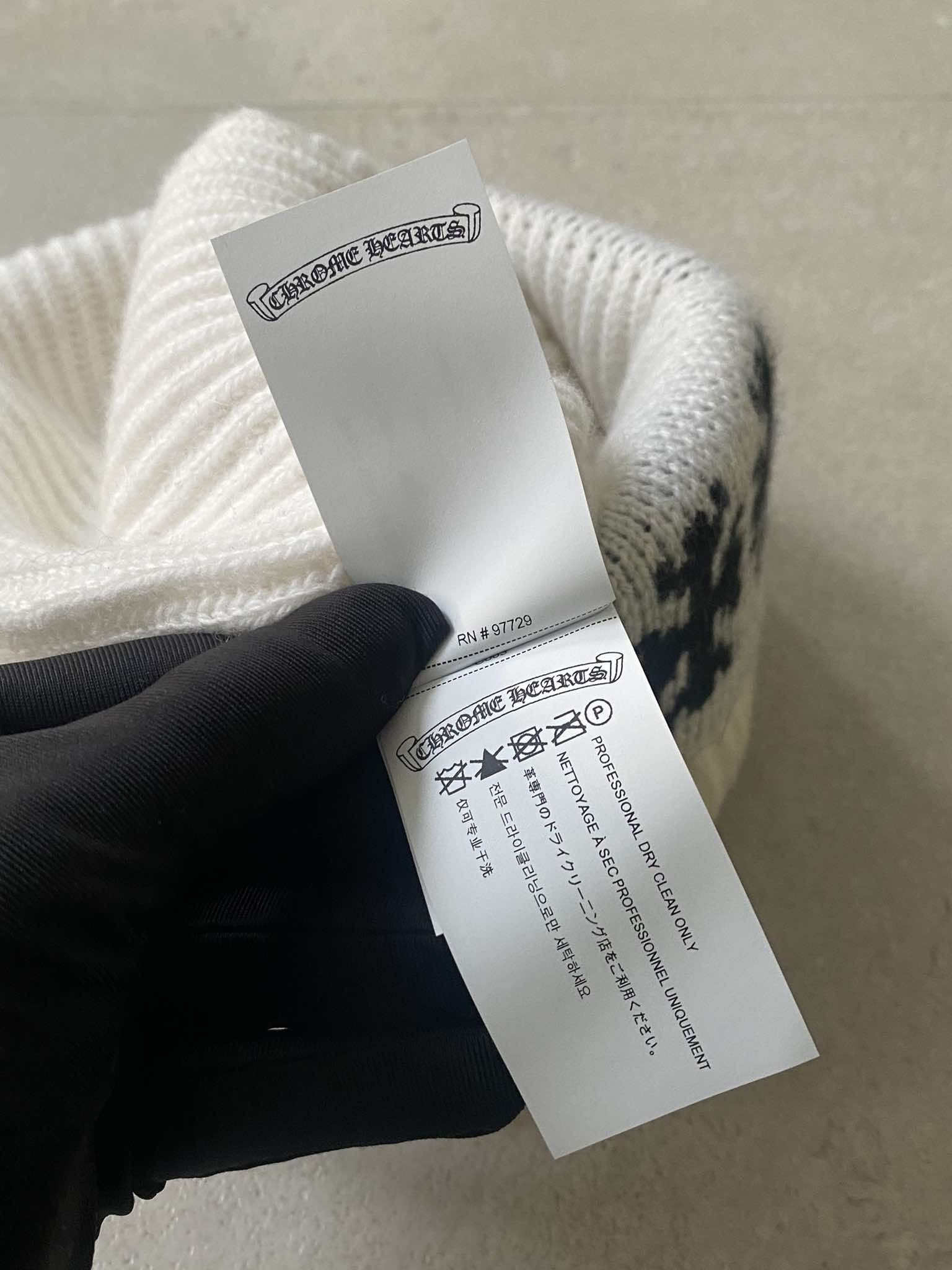 Chrome Hearts CHROME HEARTS BIG DADDY Cashmere Beanie Size ONE SIZE - 5 Thumbnail