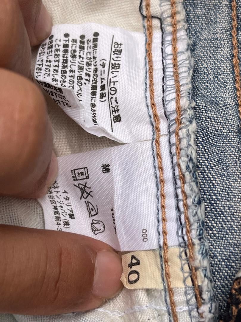 Designer × United Colors Of Benetton 🔥VERY RARE ! UNITED COLOUR OF BENETTON FLARE JEANS Size 29" - 4 Thumbnail