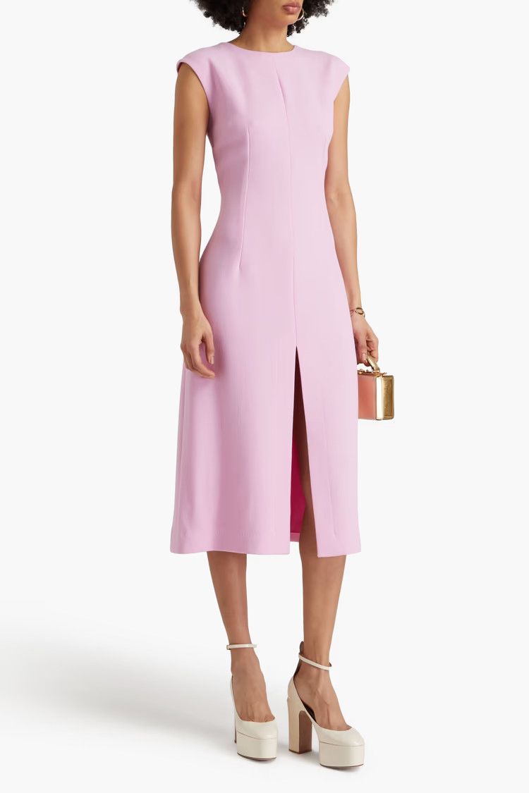 Dolce & Gabbana o1y0825 Midi Dress in Pink Size XS / US 0-2 / IT 36-38 - 2 Thumbnail