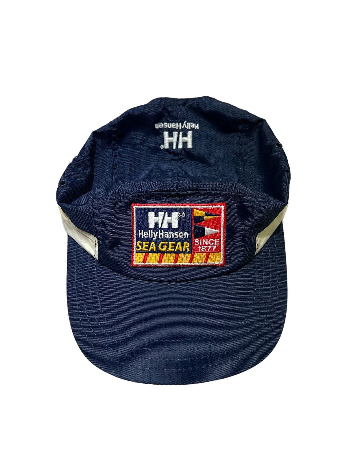 Helly Hansen 1990s Helly Hansen Sea Gear Patch 5 Panel Strapback Hat Cap Size ONE SIZE - 2 Thumbnail