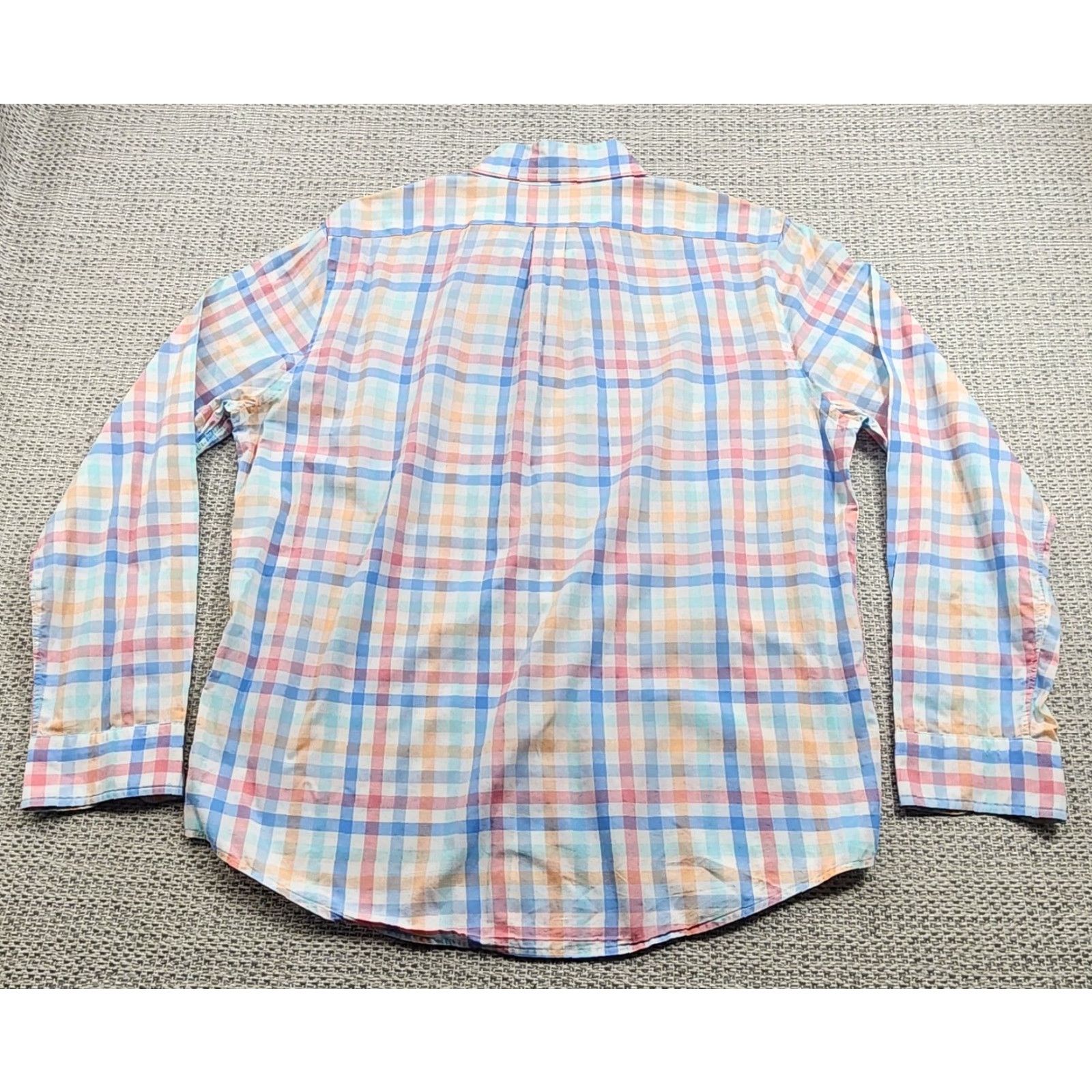 Vineyard Vines VINEYARD VINES Tucker Shirt Mens Large Multicolor Plaid Slim Fit 100% Cotton Button-Up Shirt Size US L / EU 52-54 / 3 - 6 Thumbnail