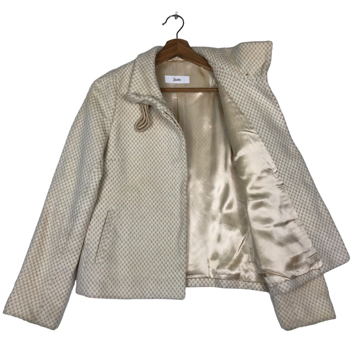 Herno 🔥VINTAGE CROPPED COATS JACKET HERNO ITALY Size M / US 6-8 / IT 42-44 - 11 Thumbnail