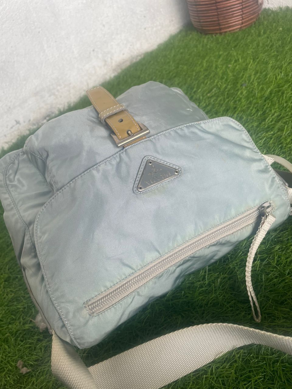 Prada Authentic Prada Tessuto Nyalon Crossbody Bag Size ONE SIZE - 8 Thumbnail