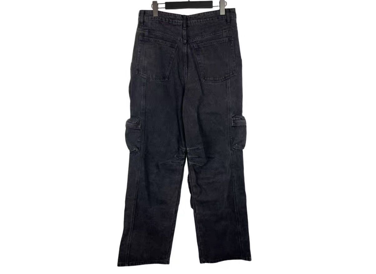 Jaded London Jaded London Pocket Denim Wide-Leg Cargo Pants J31 Size US 32 / EU 48 - 2 Thumbnail