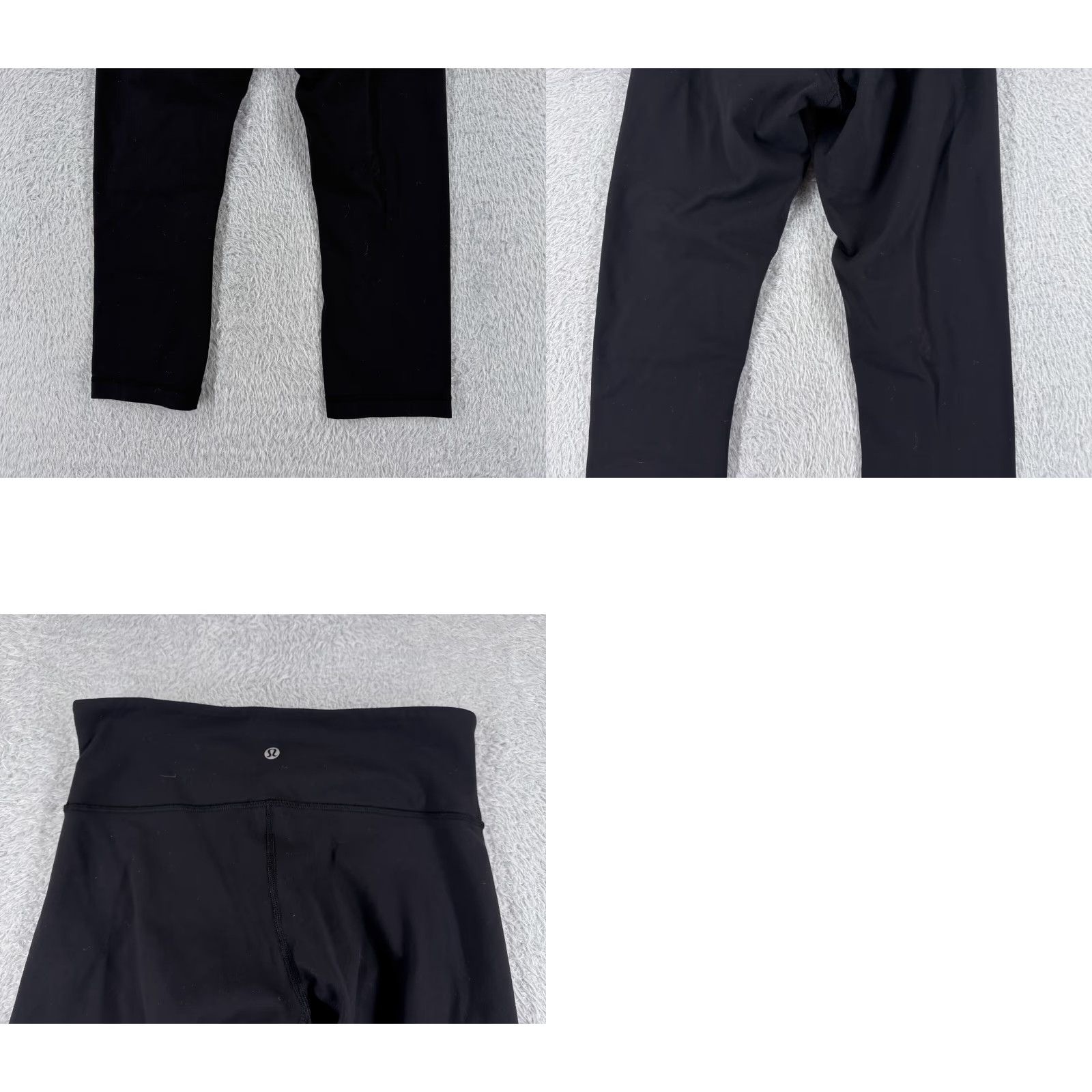 Lululemon Lululemon Wunder Under Crop Yoga Pants Womens 6 Black 21" Inseam High Rise Athletic Stretch Cropped"} Size 28" / US 6 / IT 42 - 9 Thumbnail