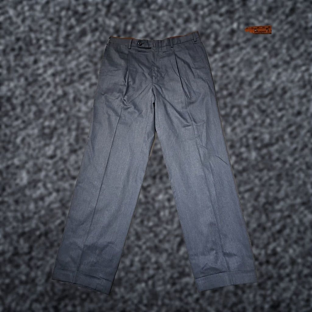Ermenegildo Zegna Ermenegildo Zegna Pants Mens Size 36 Blue Pleated Dress Casual Trousers Size US 36 / EU 52 - 1 Thumbnail