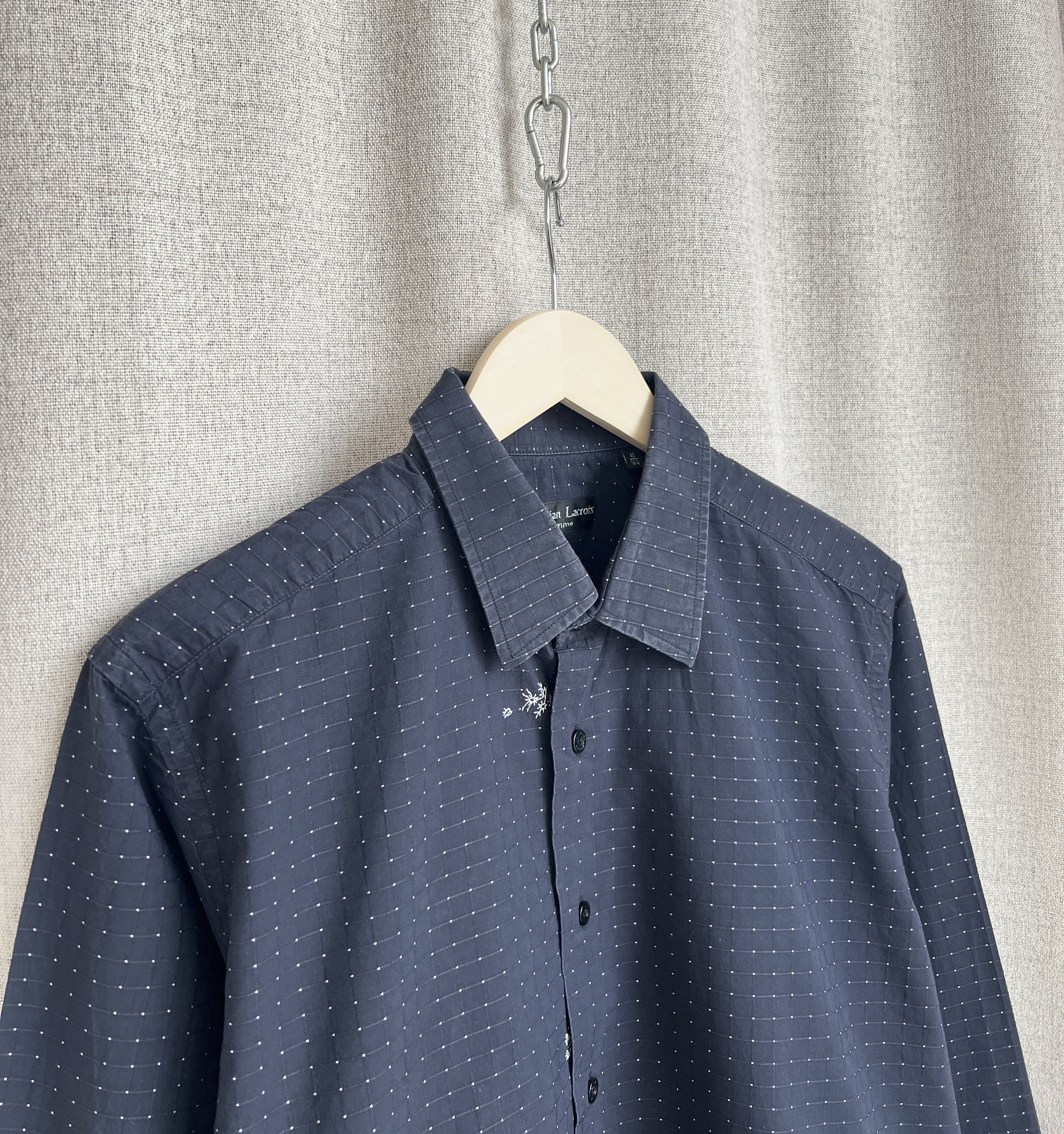 Christian Lacroix Vintage Christian Lacroix Homme Embroidered Button Up Shirt Size US M / EU 48-50 / 2 - 5 Thumbnail