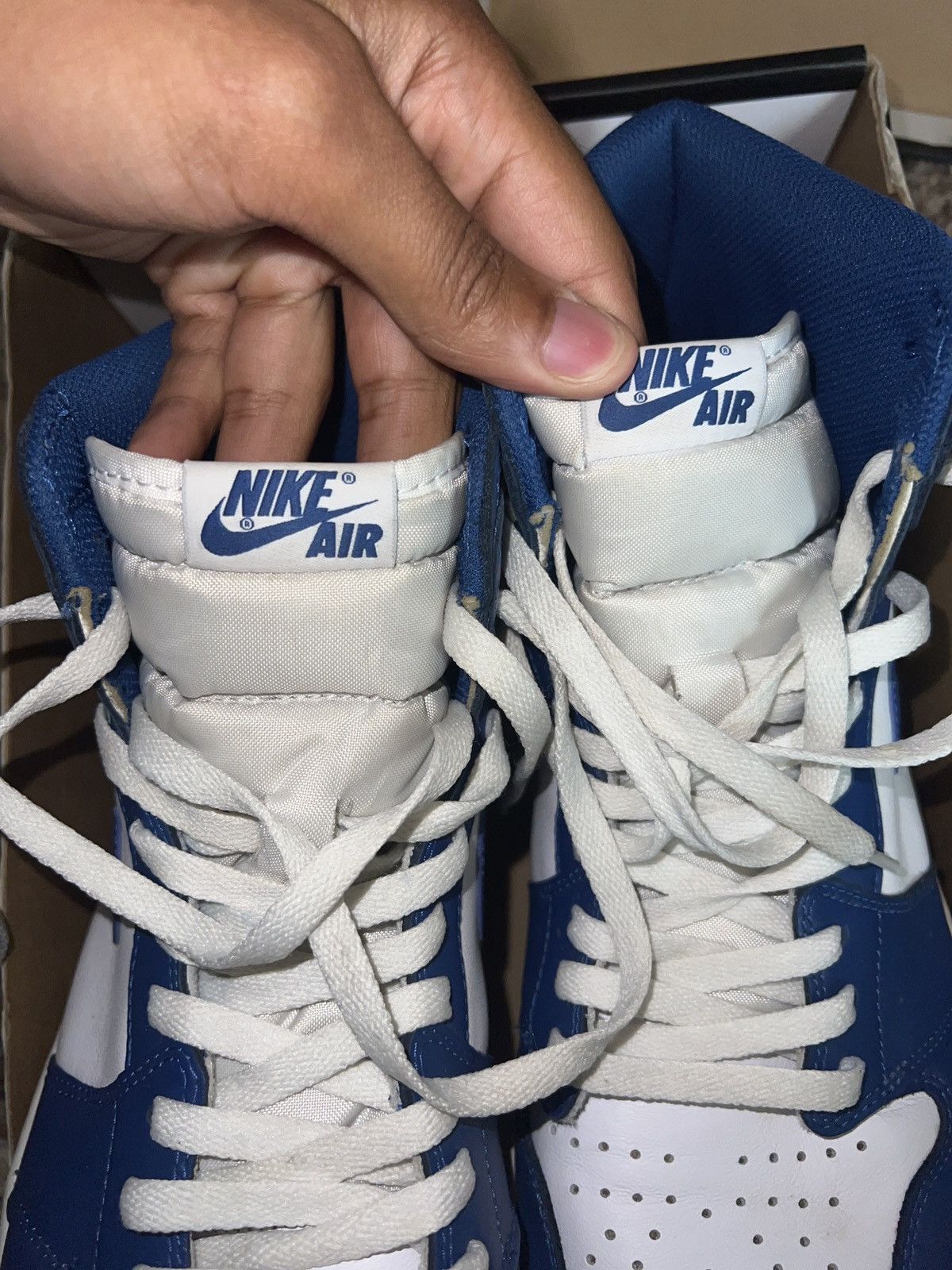 Jordan Brand × Nike Jordan 1 High Storm Blur Size US 12 / EU 45 - 11 Thumbnail