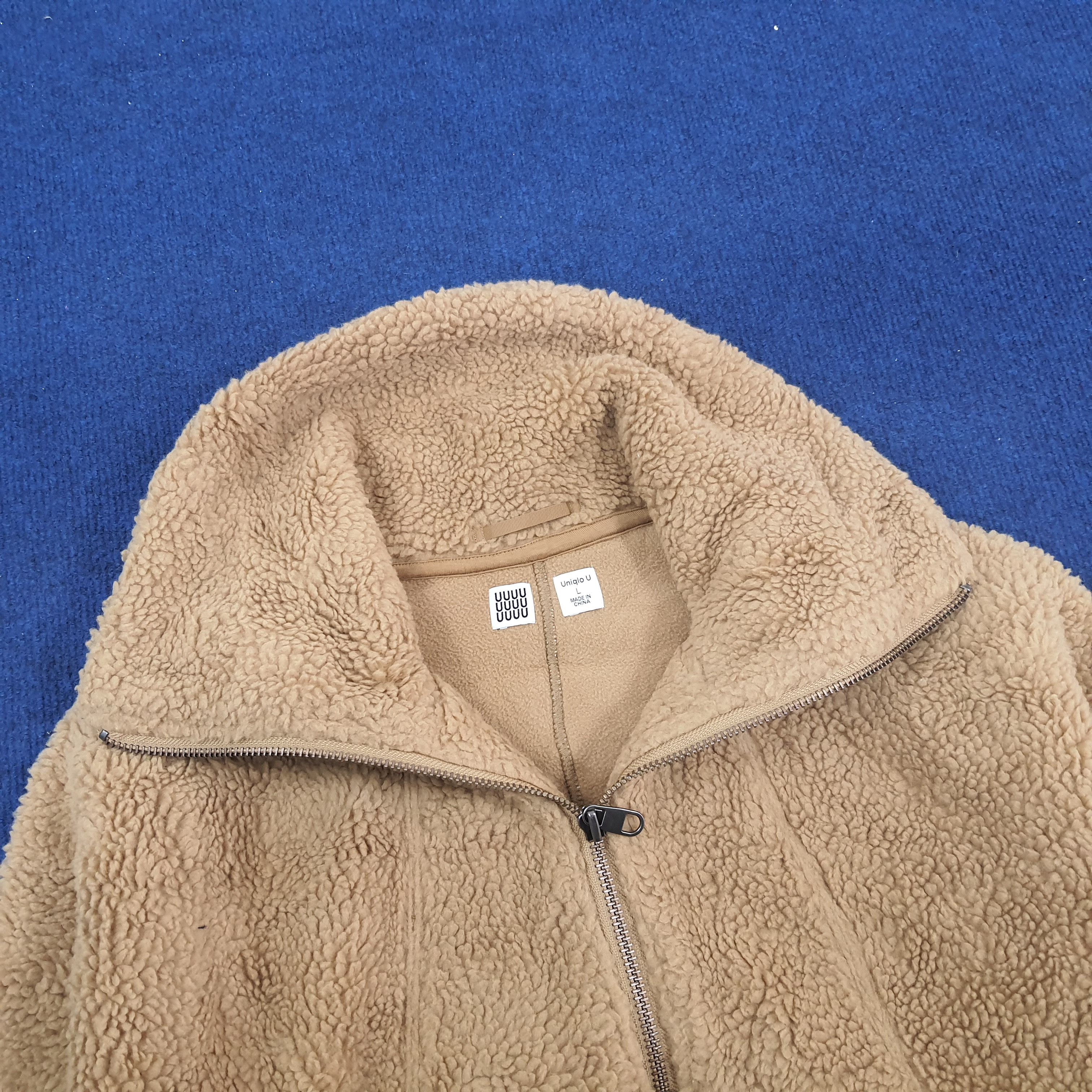 Japanese Brand × Uniqlo × Vintage Vintage Uniqlo U Japanese Brand Custom Logo Fleece Jacket Size US L / EU 52-54 / 3 - 4 Thumbnail
