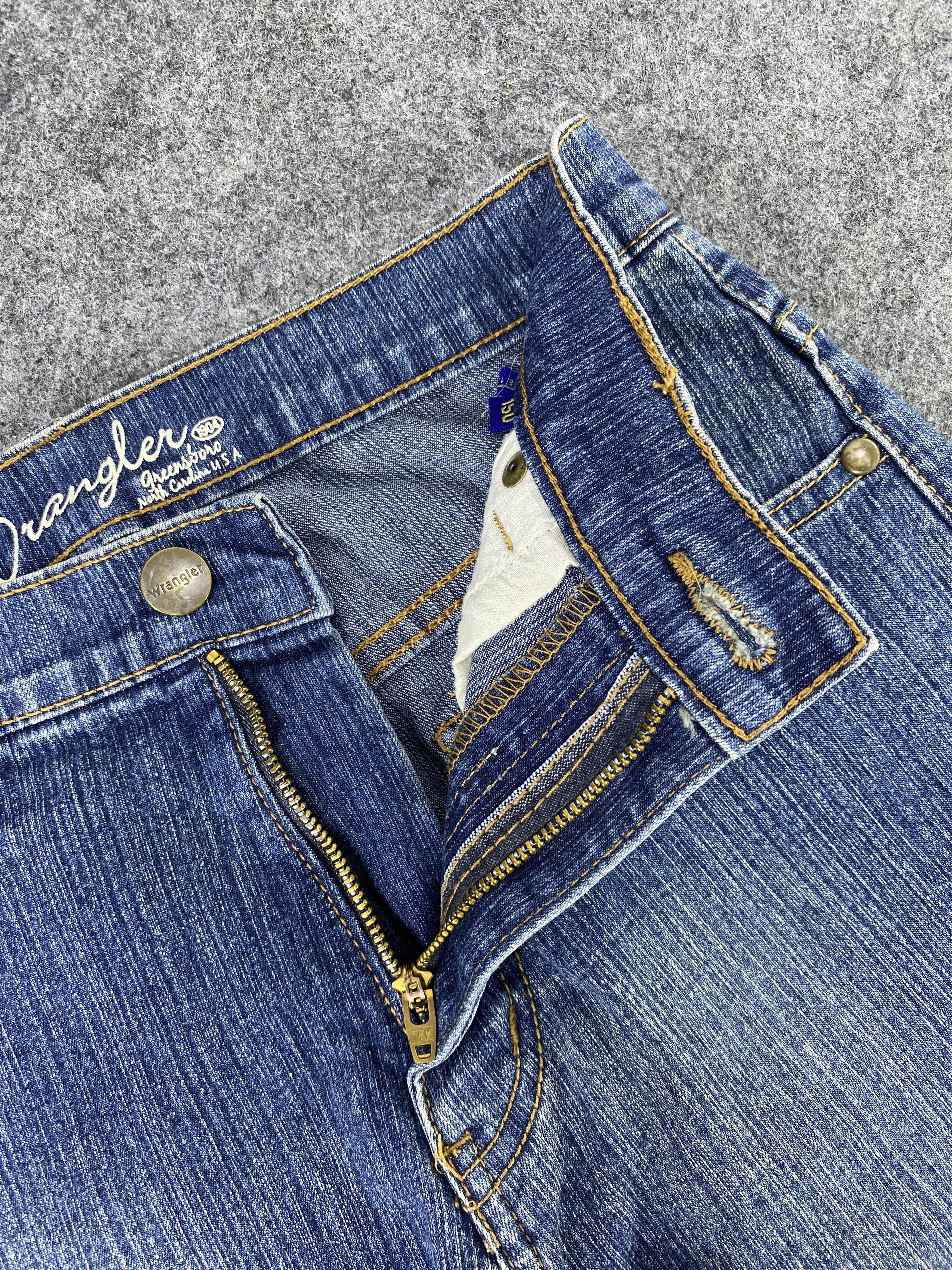 Wrangler Vintage Wrangler Blue Wash Bootcut Jeans - J1070 Size 25" / US 0 / IT 36 - 7 Thumbnail