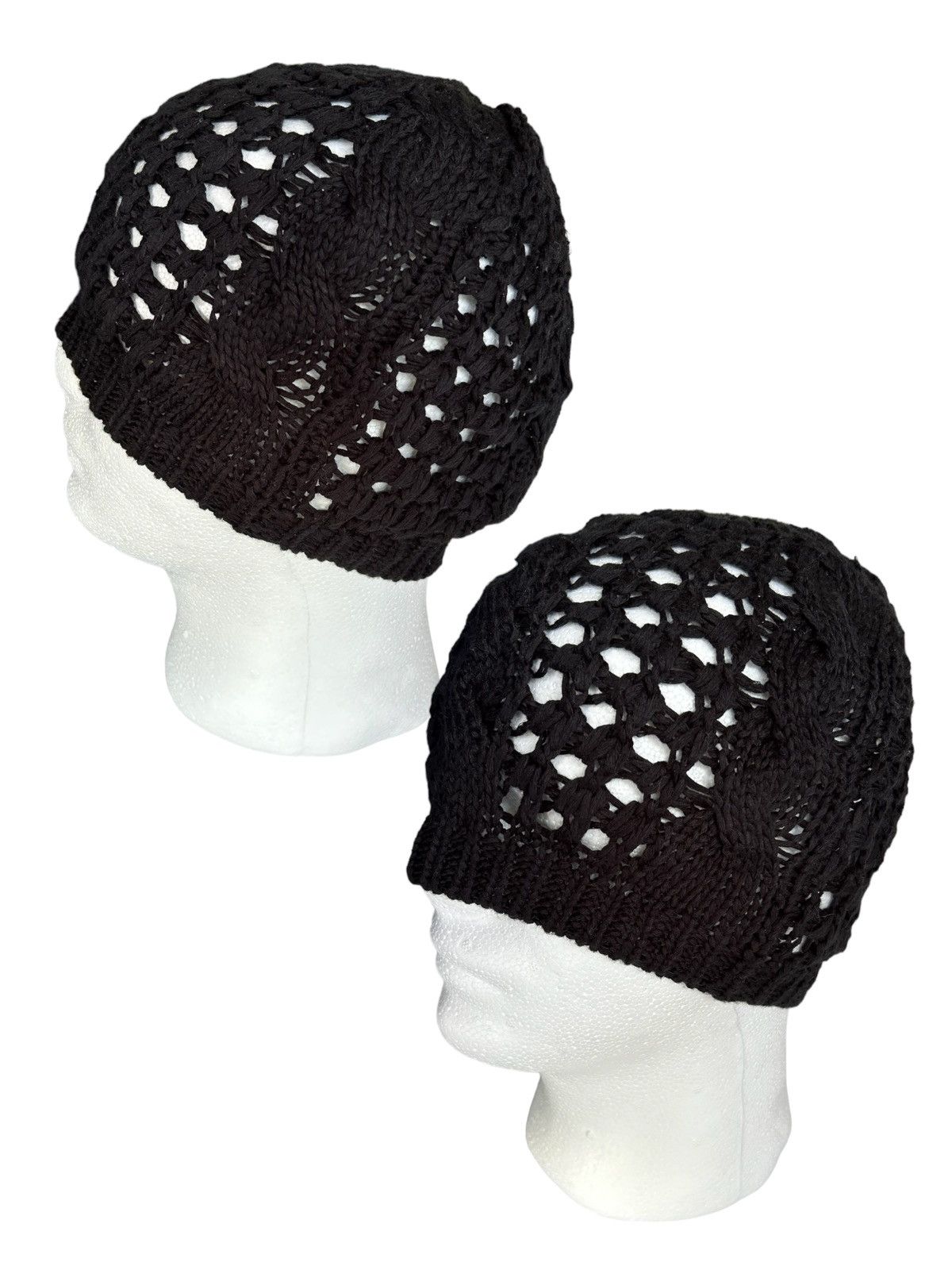 14th Addiction × Japanese Brand × Le Grande Bleu (L.G.B.) Punk Bondage Style Knitted Beanie Hats ☠️☠️ Size ONE SIZE - 1 Thumbnail