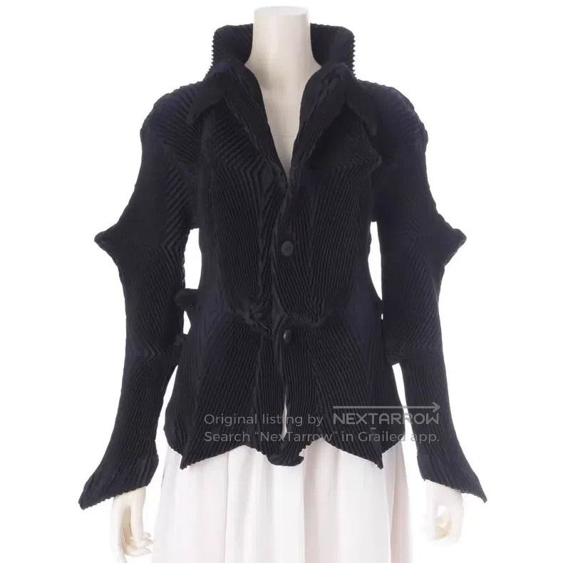 Issey Miyake Issey Miyake 3D Elastic Pleated Jacket Size M / US 6-8 / IT 42-44 - 1 Thumbnail