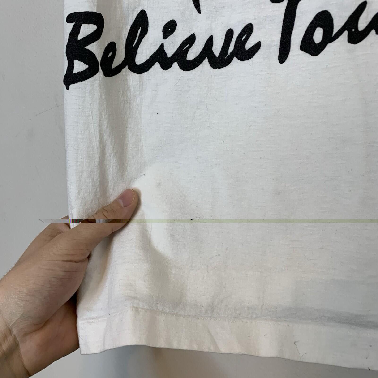 Vintage Vintage 1993 Bon Jovi I Believe Tour Shirt White Size L Size US L / EU 52-54 / 3 - 8 Thumbnail