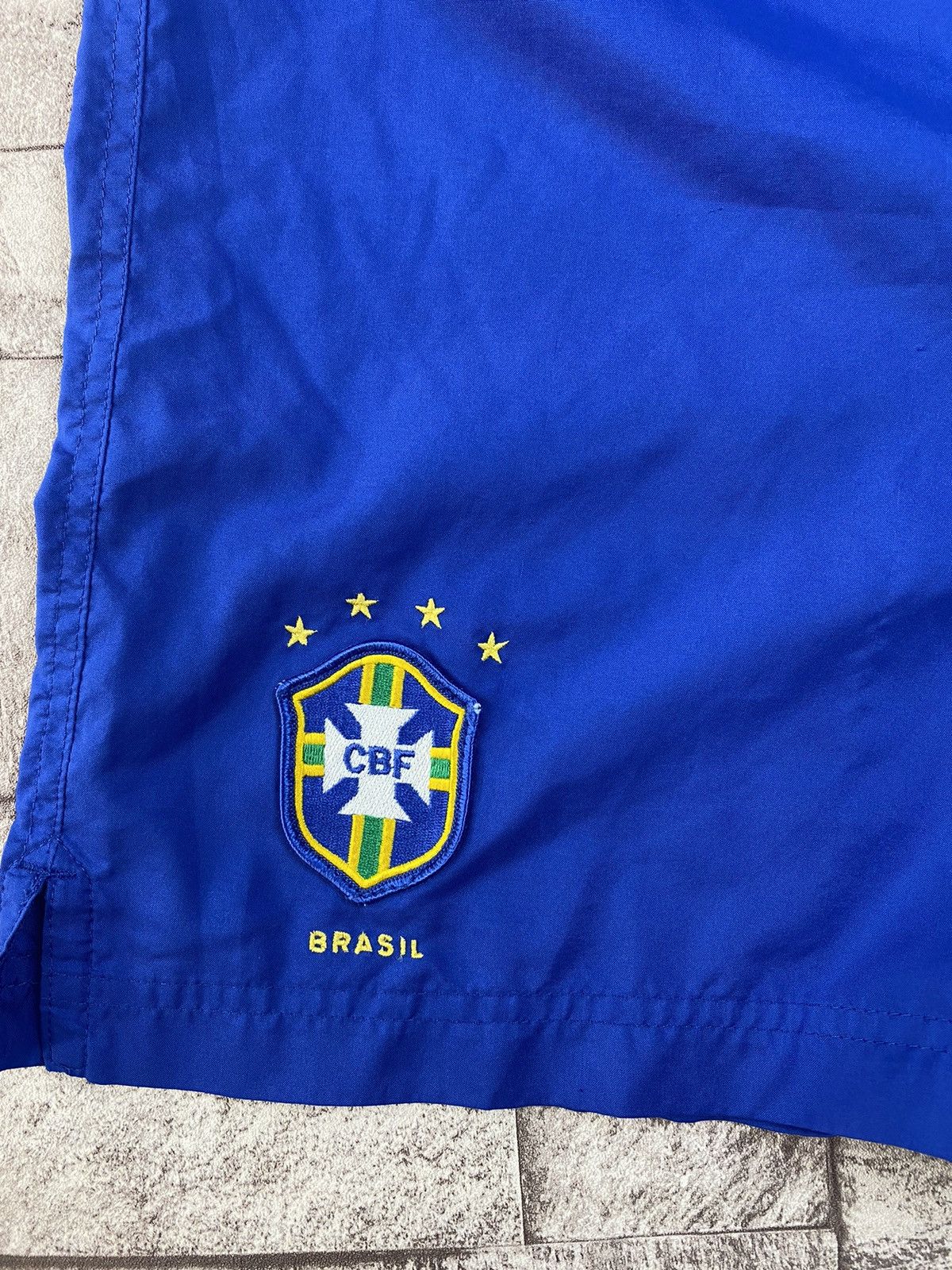 Nike × Vintage BRASIL 2000 2002 HOME FOOTBALL SOCCER SHORTS NIKE Size US 36 / EU 52 - 9 Thumbnail