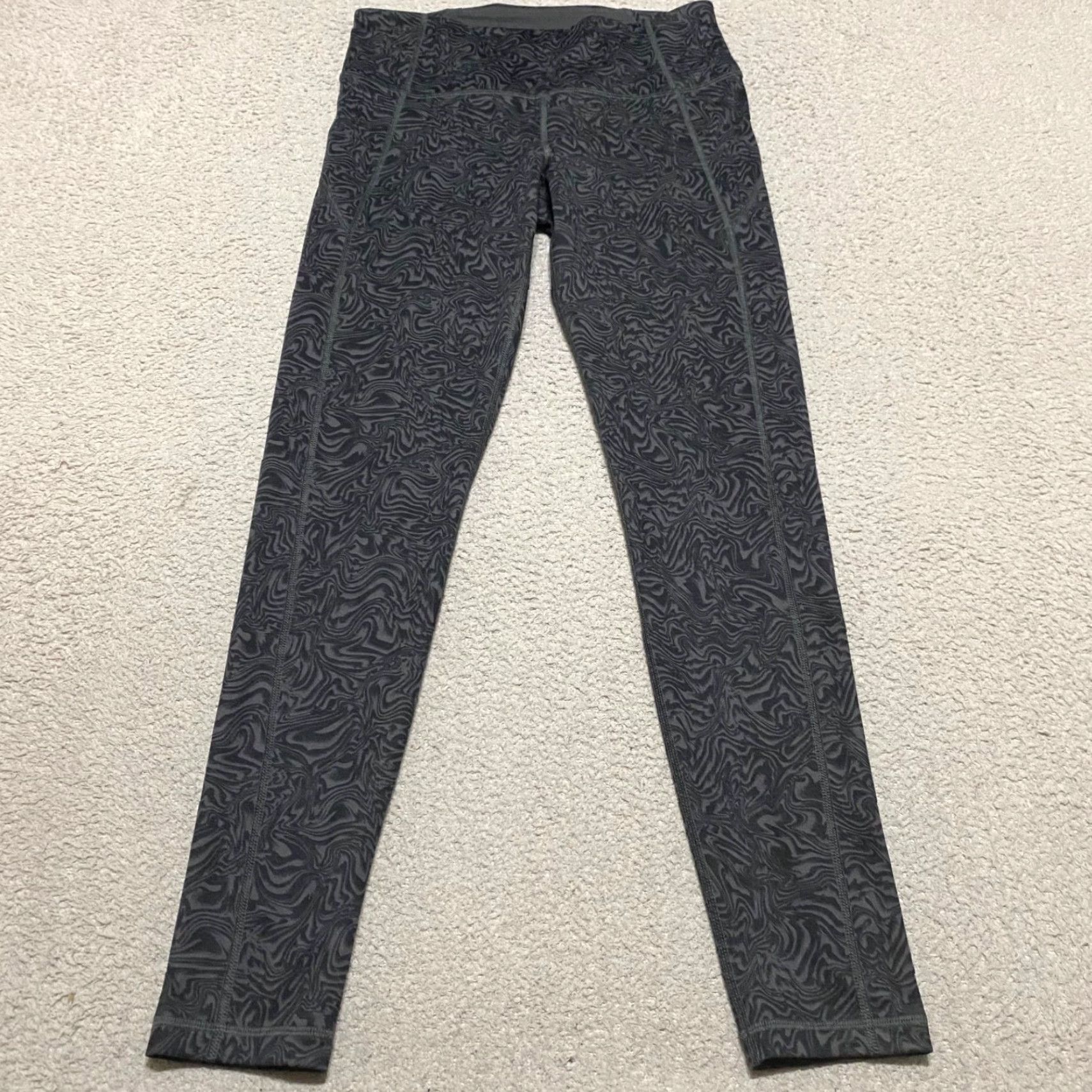 Under Armour Under Armour Womens Leggings M Multicolor Geometric Ankle Yoga Gym Workout Pants Size 32" / US 10 / IT 46 - 2 Thumbnail
