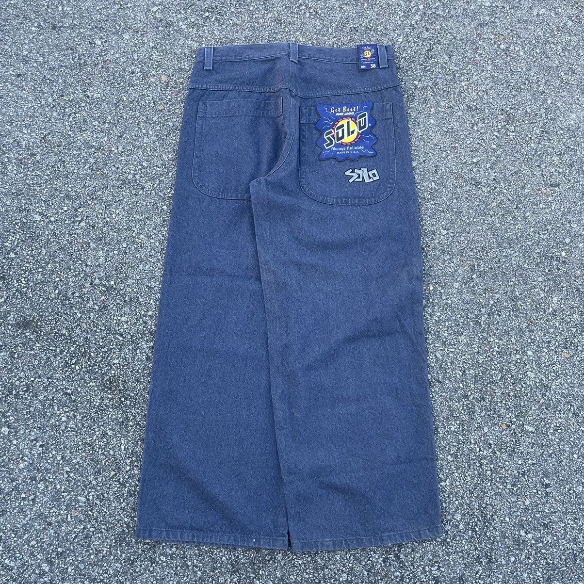 image of Jnco x Southpole Khaki Solo Jeans in Grey, Men's (Size 38)