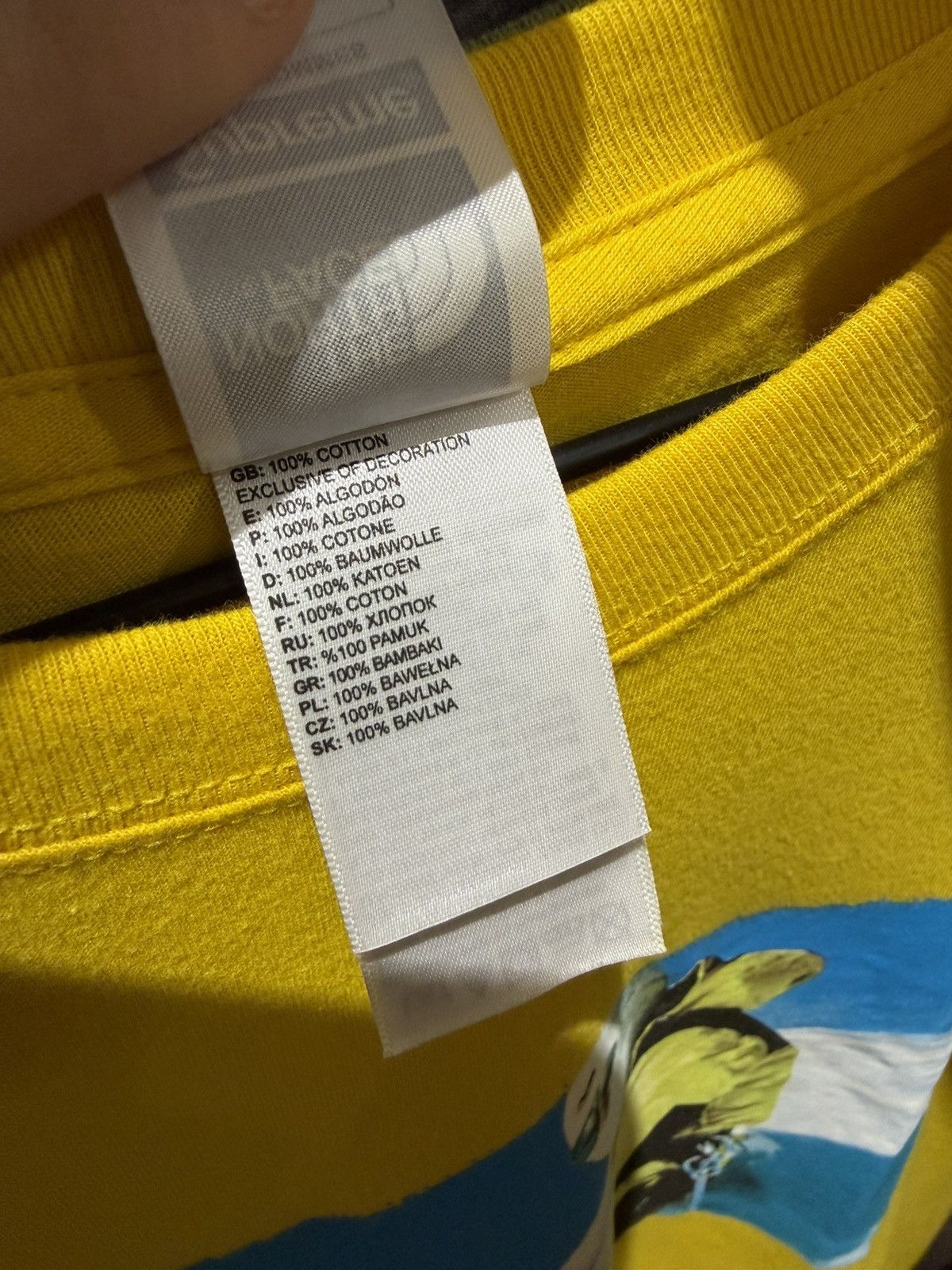 Supreme Supreme x The North Face Ice Climb Tee Yellow Size US L / EU 52-54 / 3 - 4 Thumbnail