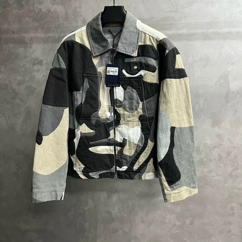 Louis Vuitton Louis Vuitton Multi-color geometric portrait collage denim Size US S / EU 44-46 / 1 - 1 Thumbnail