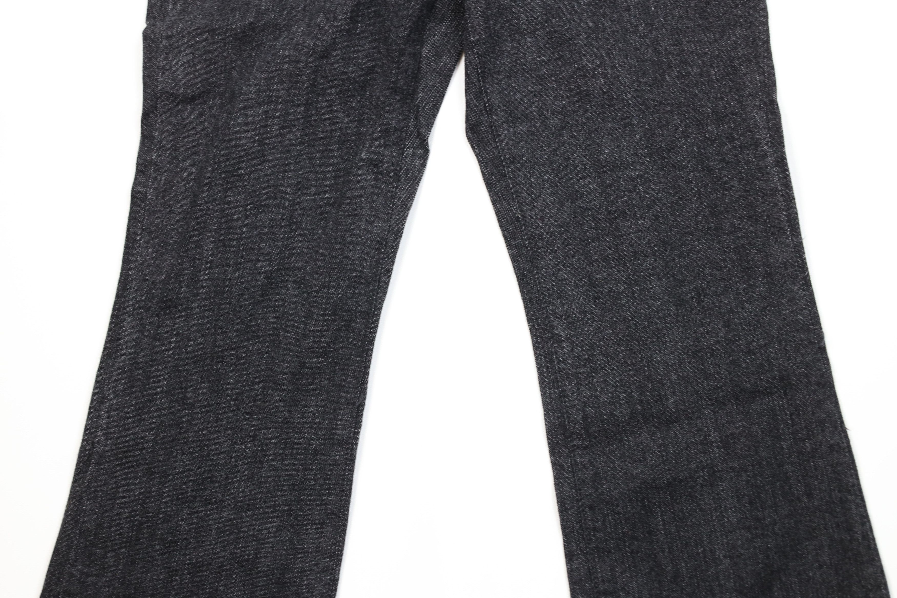 Vintage Deadstock Vintage Y2K Babydoll Flared Wide Leg Denim Jeans Size 32" / US 10 / IT 46 - 3 Thumbnail