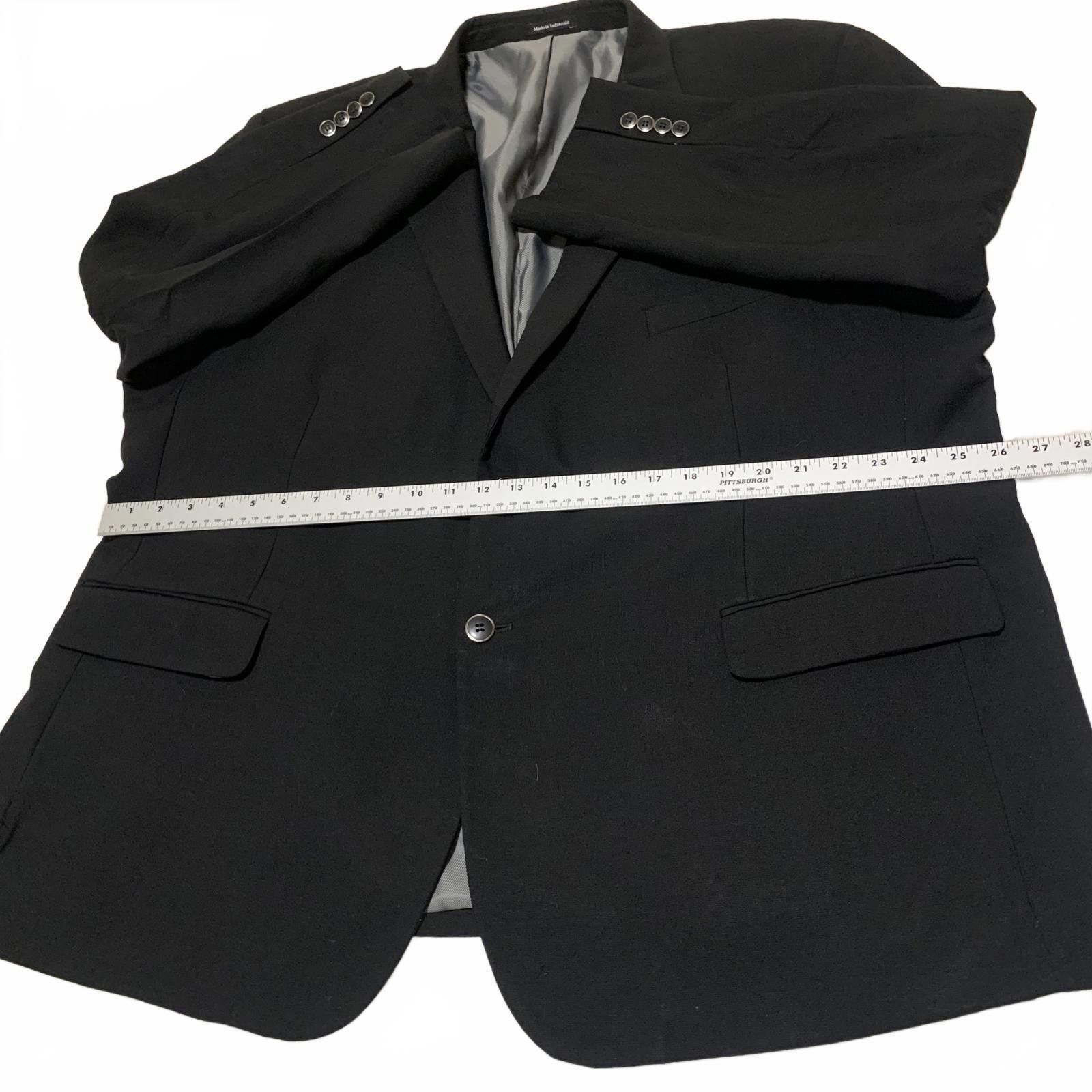 Pronto Uomo Pronto Uomo Men's 54 inch Black Blazer Jacket Size 54R - 12 Thumbnail