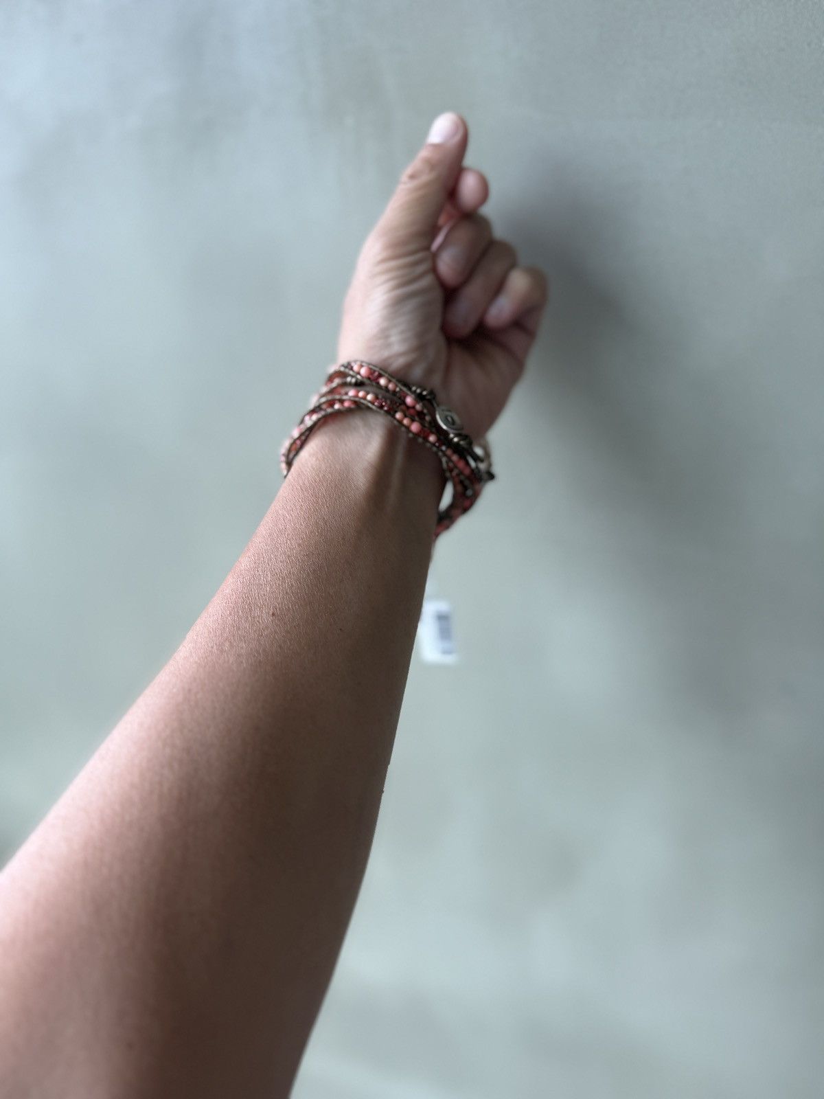 Japanese Brand CHAN LUU Hand Made Beads Leather Two Ways Necklace Bracelet Size ONE SIZE - 7 Thumbnail