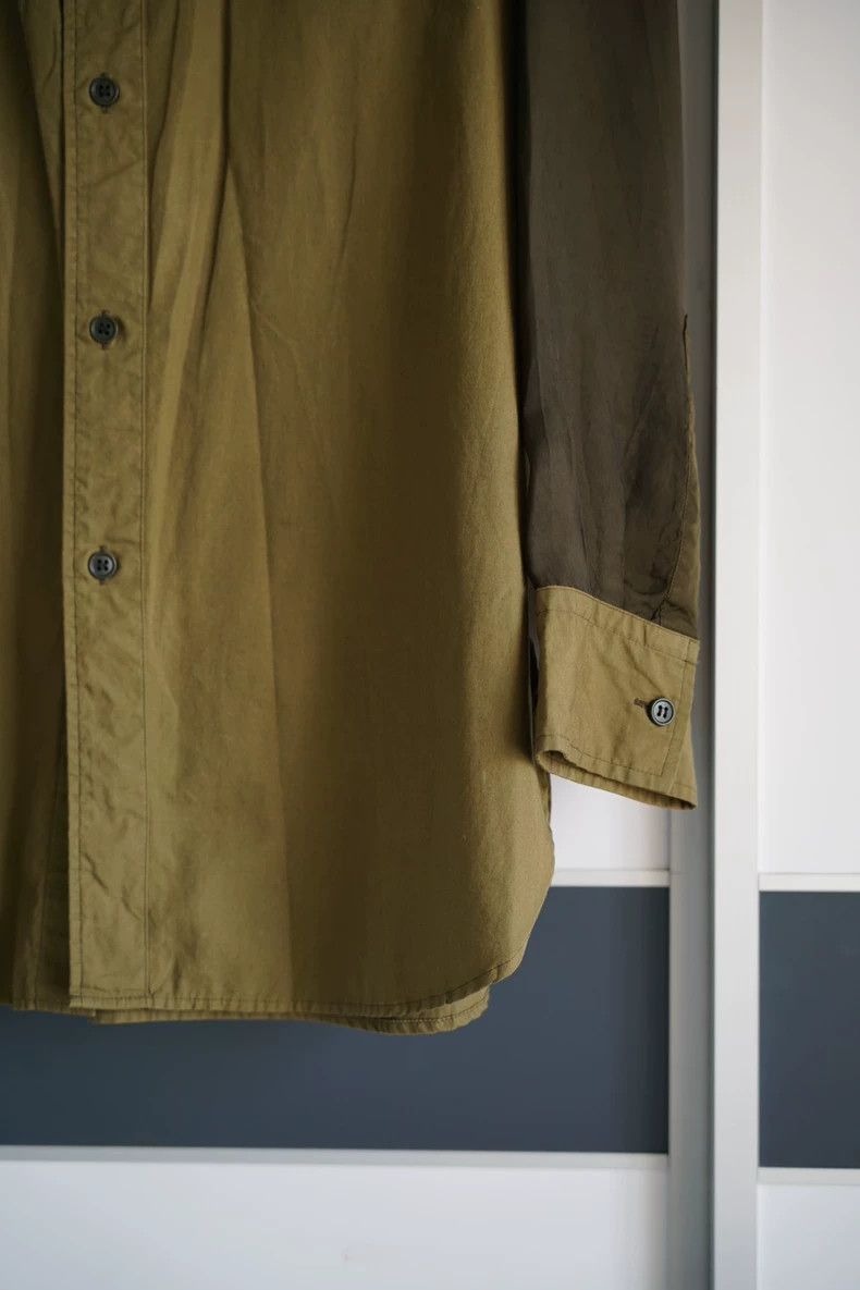 Yohji Yamamoto Yohji Yamamoto Yohji Yamamoto Green Long Sleeve Shirt Size US M / EU 48-50 / 2 - 4 Thumbnail