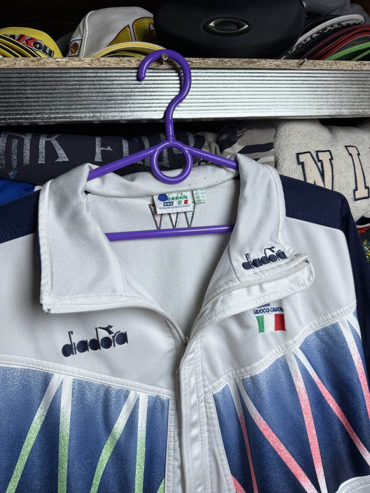 Designer × Vintage Vintage Adidas Diadora Italy Jacket Size US L / EU 52-54 / 3 - 9 Thumbnail