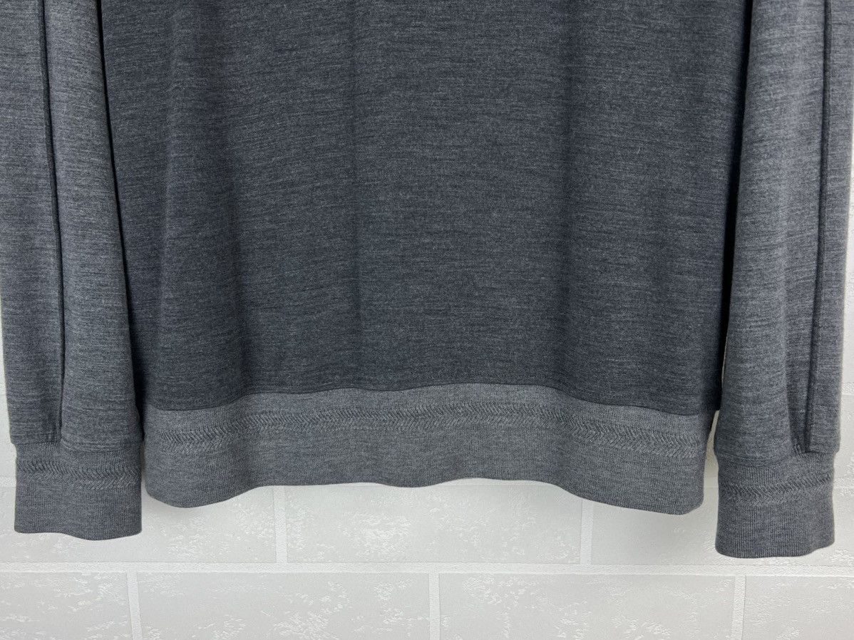 Loro Piana LORO PIANA Hoodie Sweater Virgin Wool Gray Men’s Size US L / EU 52-54 / 3 - 11 Thumbnail