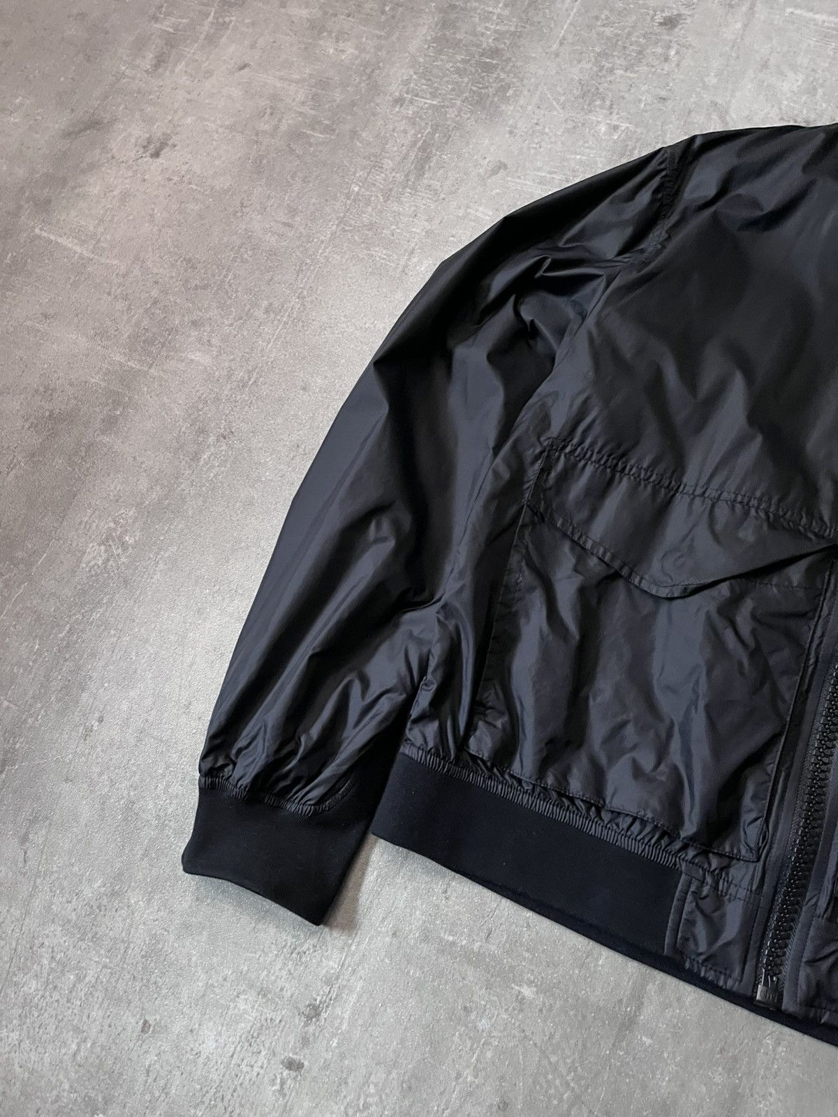 Our Legacy Our Legacy S/S 16 Silky Black nylon jacket big zipper Size US M / EU 48-50 / 2 - 3 Thumbnail