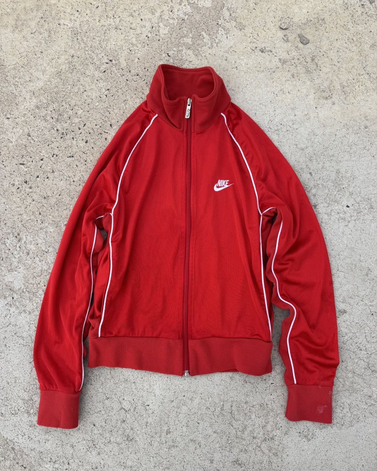 Nike Vintage Nike 1980s Track Jacket very rare Size US M / EU 48-50 / 2 - 2 Thumbnail