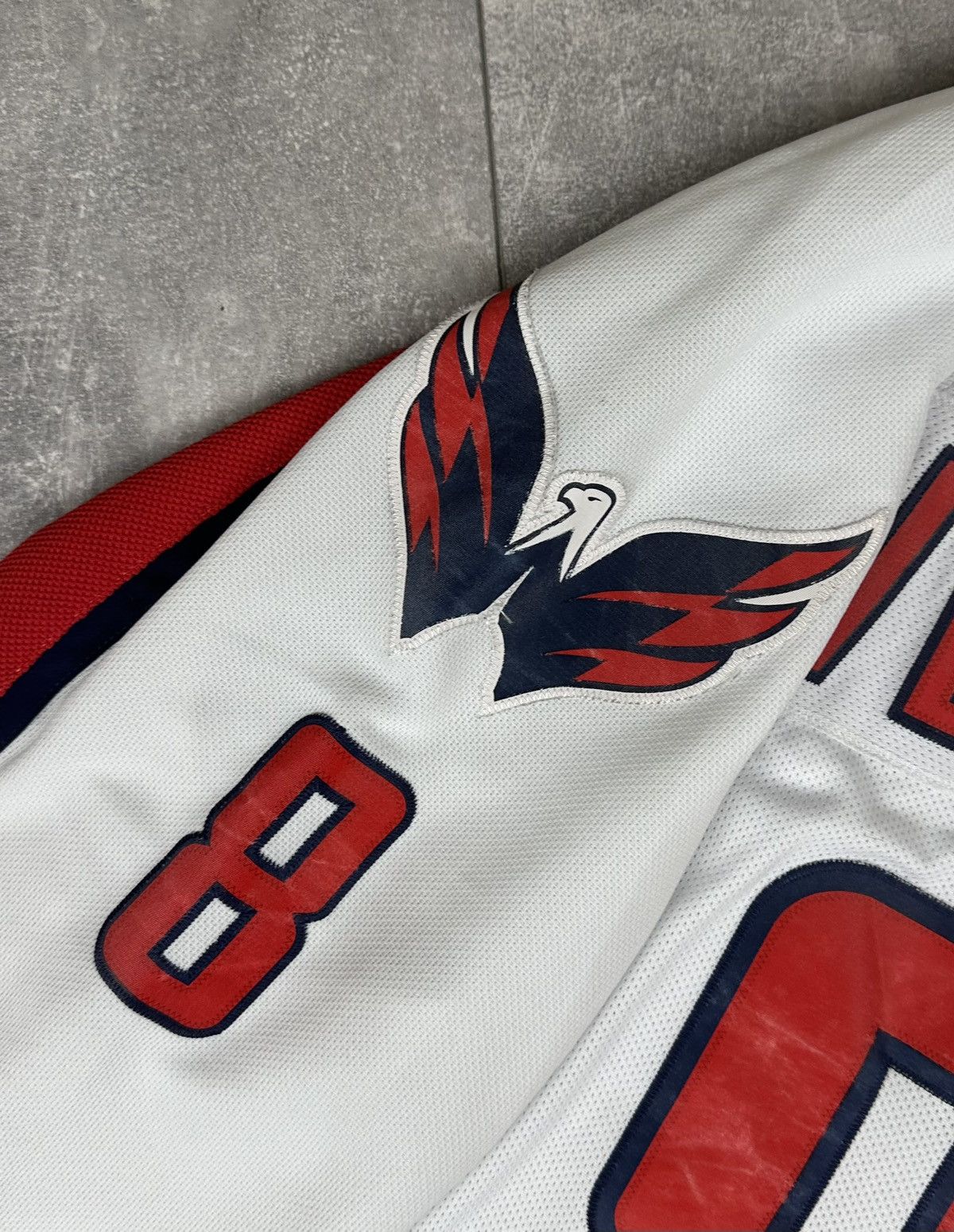 Reebok Reebok Washington Capitals CCM Ovechkin #8 NHL Hockey Jersey Size US L / EU 52-54 / 3 - 22 Thumbnail