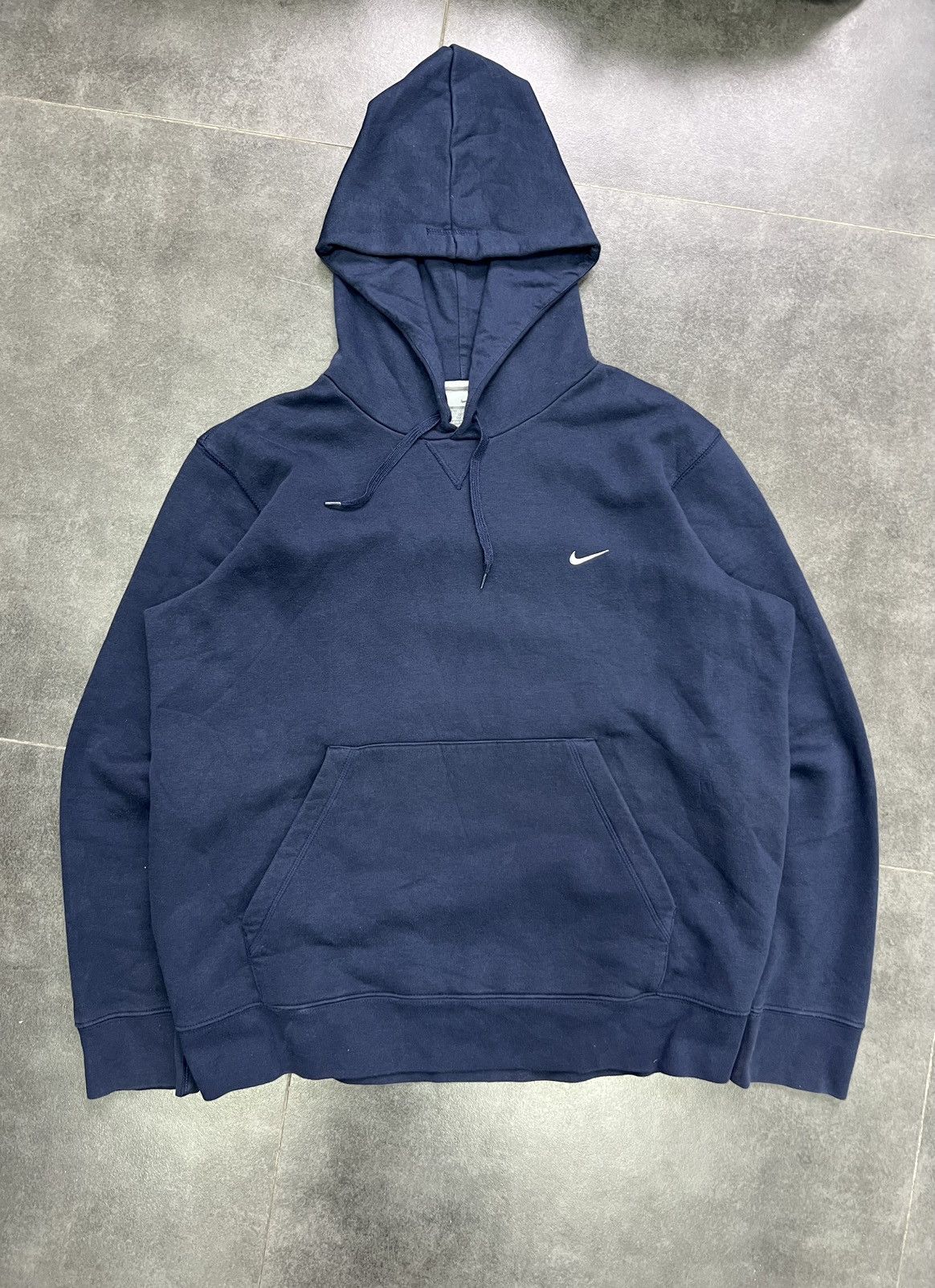 Jordan Brand × Nike × Nike ACG Mens Nike Basic Grey Hoodie Small Swoosh Logo Y2K TN ACG Size US L / EU 52-54 / 3 - 1 Thumbnail