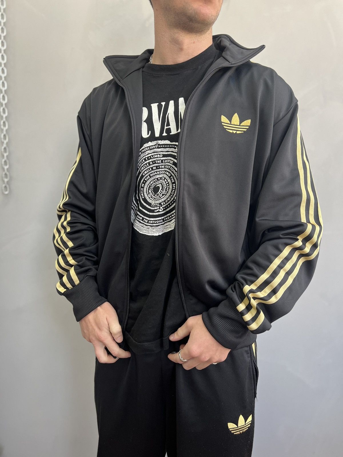 Adidas Adidas retro streetwear ripped JUMPSUIT Y2K hype Size US 34 / EU 50 - 1 Thumbnail