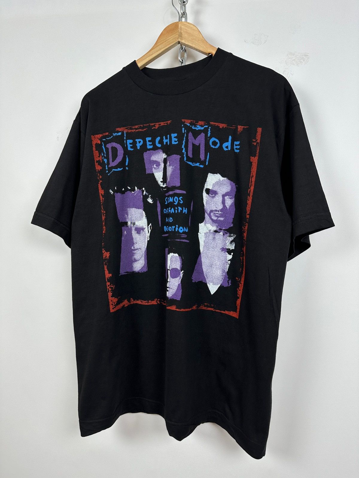 Band Tees 1993 Vintage Depeche Mode Songs of Faith and Devotion Tour Size US XL / EU 56 / 4 - 3 Thumbnail