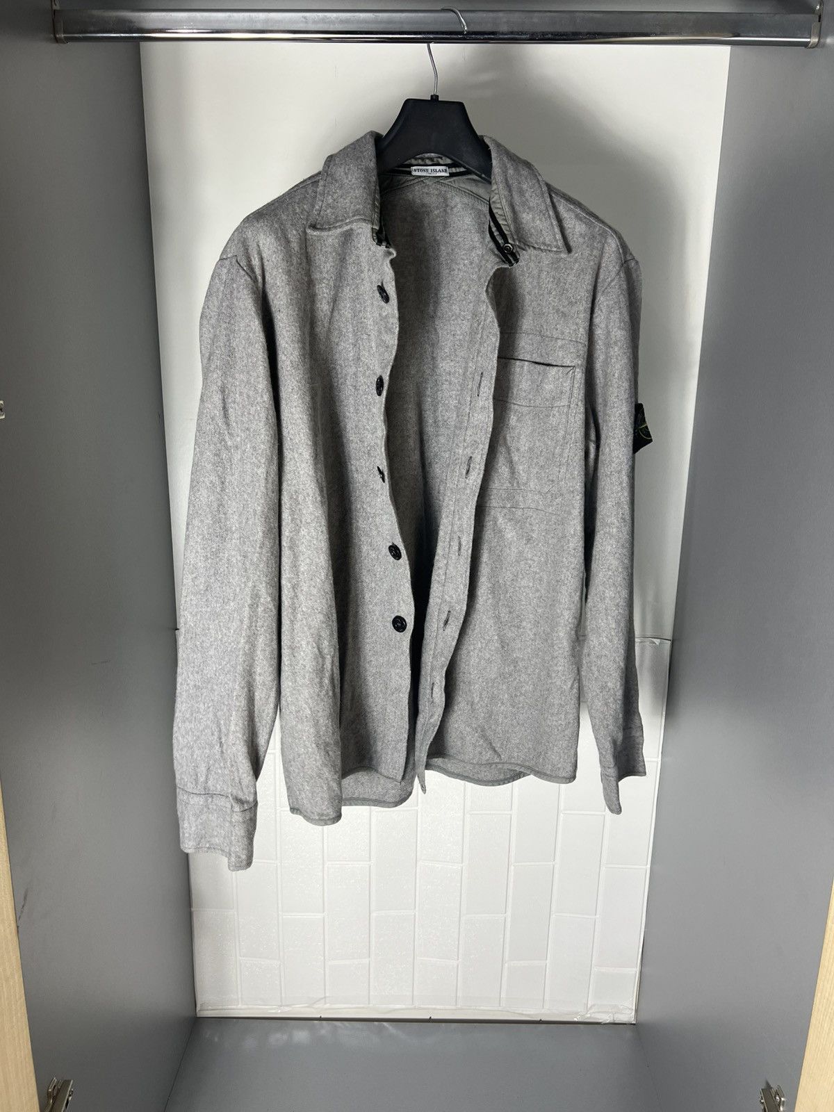 Stone Island × Vintage VERY RARE STONE ISLAND OVER-SHIRT RETRO ITALIAN DESIGNER 90s Size US XXL / EU 58 / 5 - 5 Thumbnail