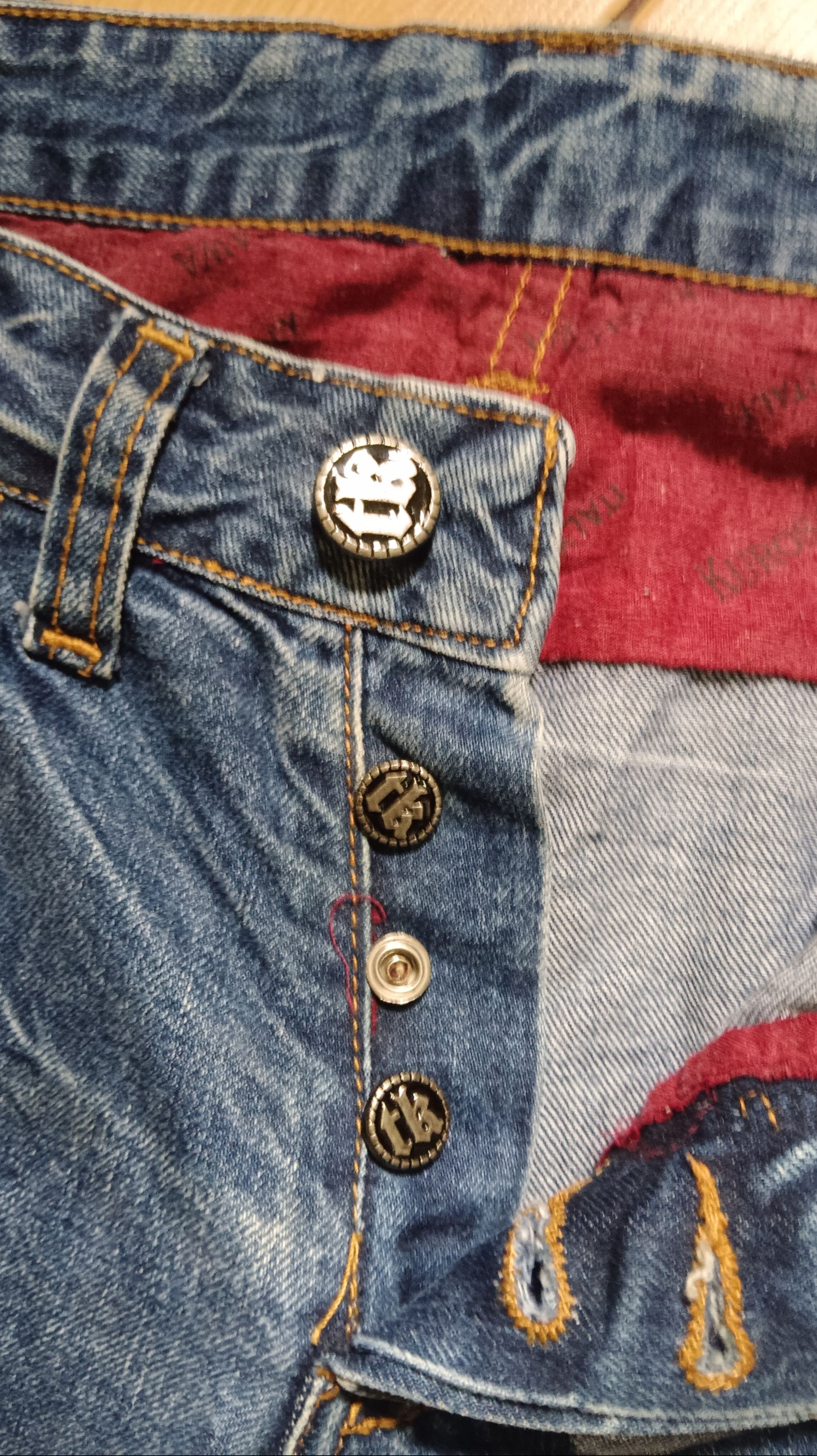 Takeshy Kurosawa Takeshy Kurosawa The Art Denim Size US 35 - 10 Thumbnail