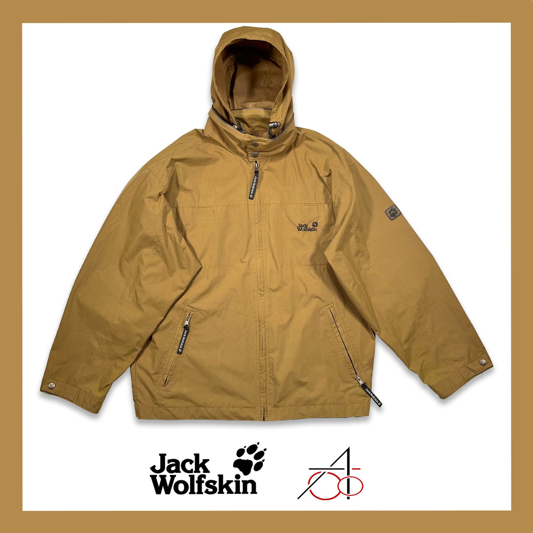 Jack Wolfskin Waterproof Jack Wolfskin jacket with suitable hood Size US XL / EU 56 / 4 - 1 Thumbnail