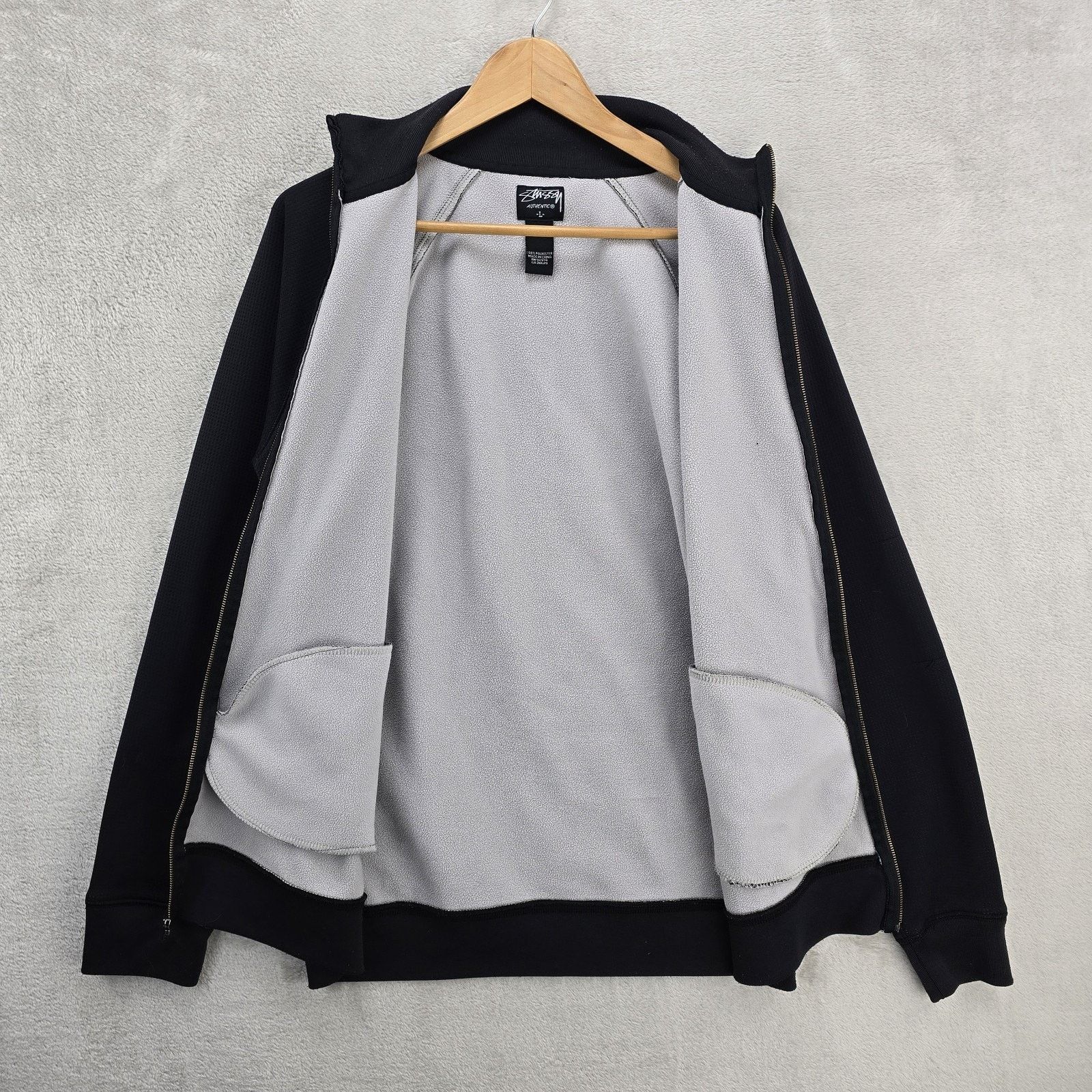 Stussy Vintage Stussy Track Jacket Large Full Zip Seersucker Y2K Size US L / EU 52-54 / 3 - 8 Thumbnail