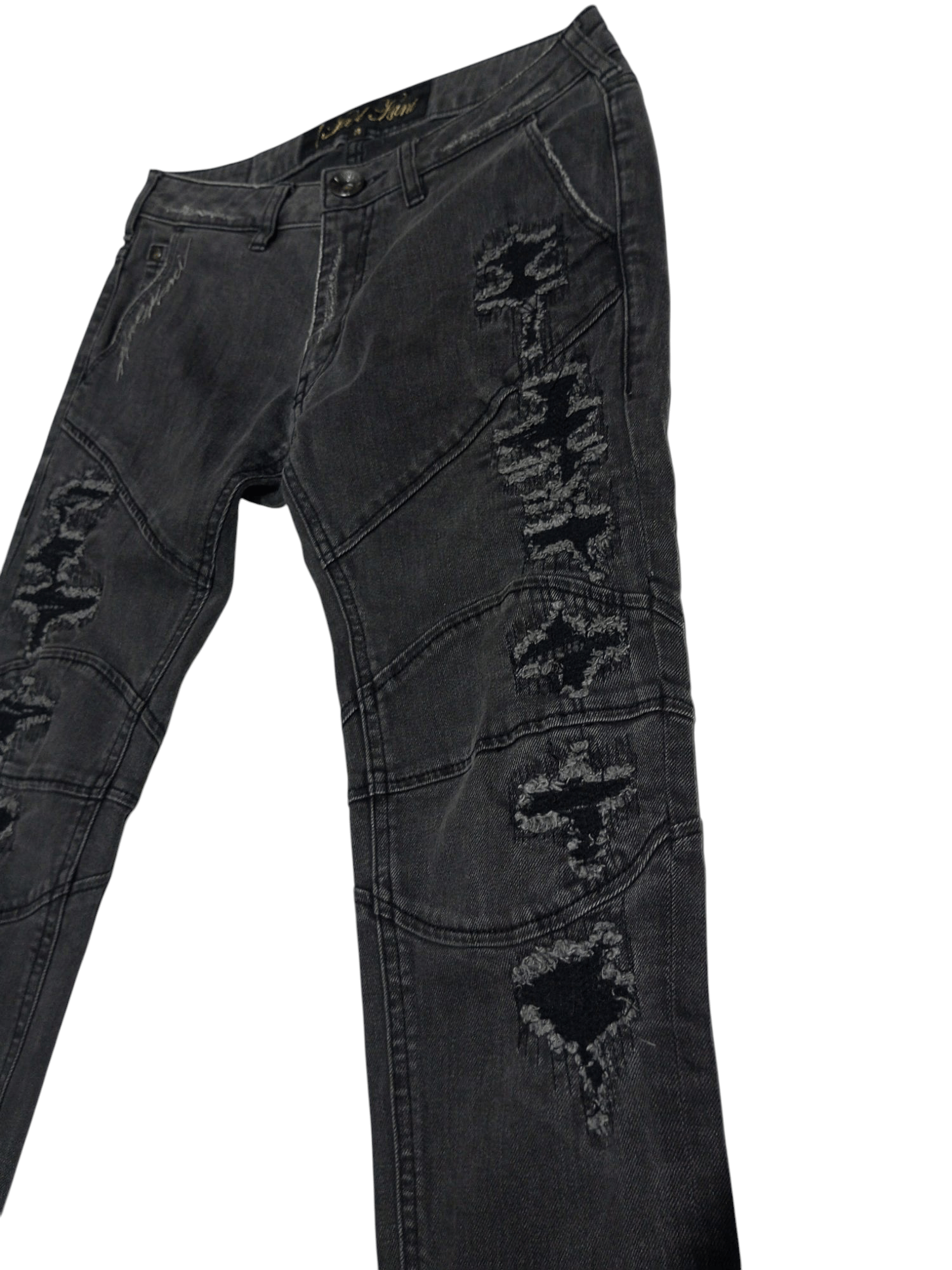 Karl Kani Vintage Karl kani distressed denim Size US 29 - 4 Thumbnail