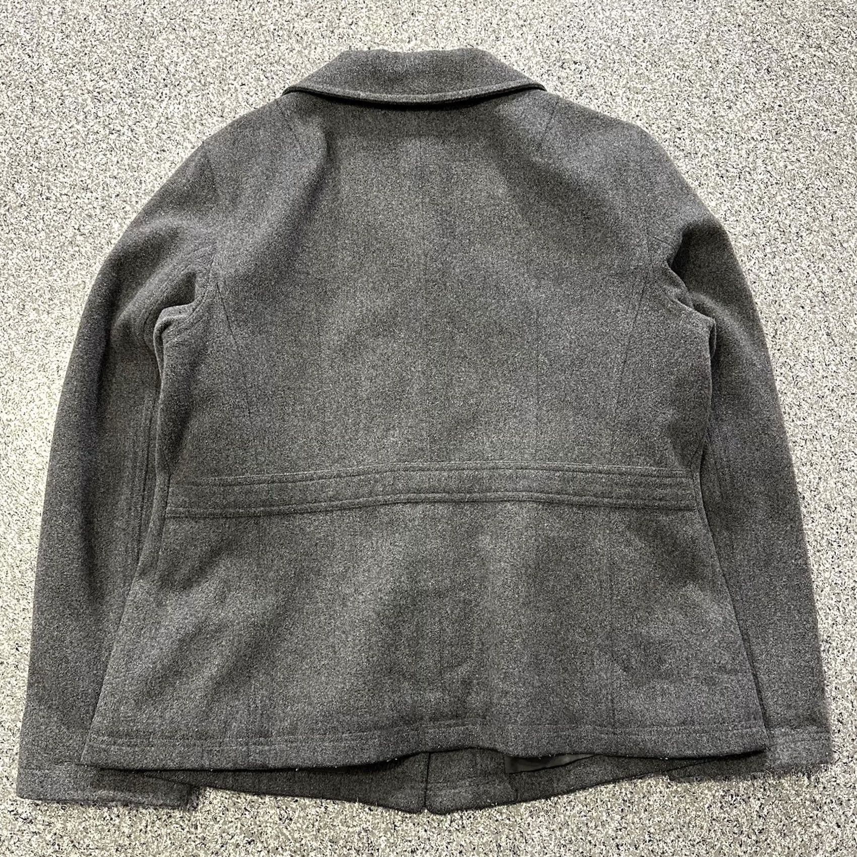 American Eagle Outfitters VINTAGE American Eagle Coat Womens XL Wool Blend Button Front Gray Jacket Size XL / US 12-14 / IT 48-50 - 6 Thumbnail