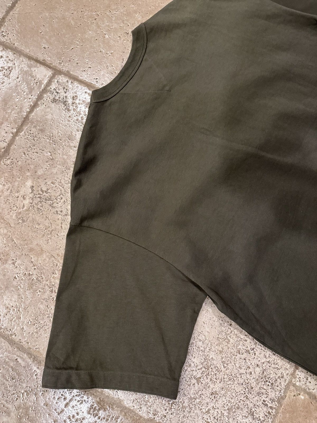Bottega Veneta Bottega Veneta Olive Green Pocket Short Sleeve Tee Size US L / EU 52-54 / 3 - 10 Thumbnail