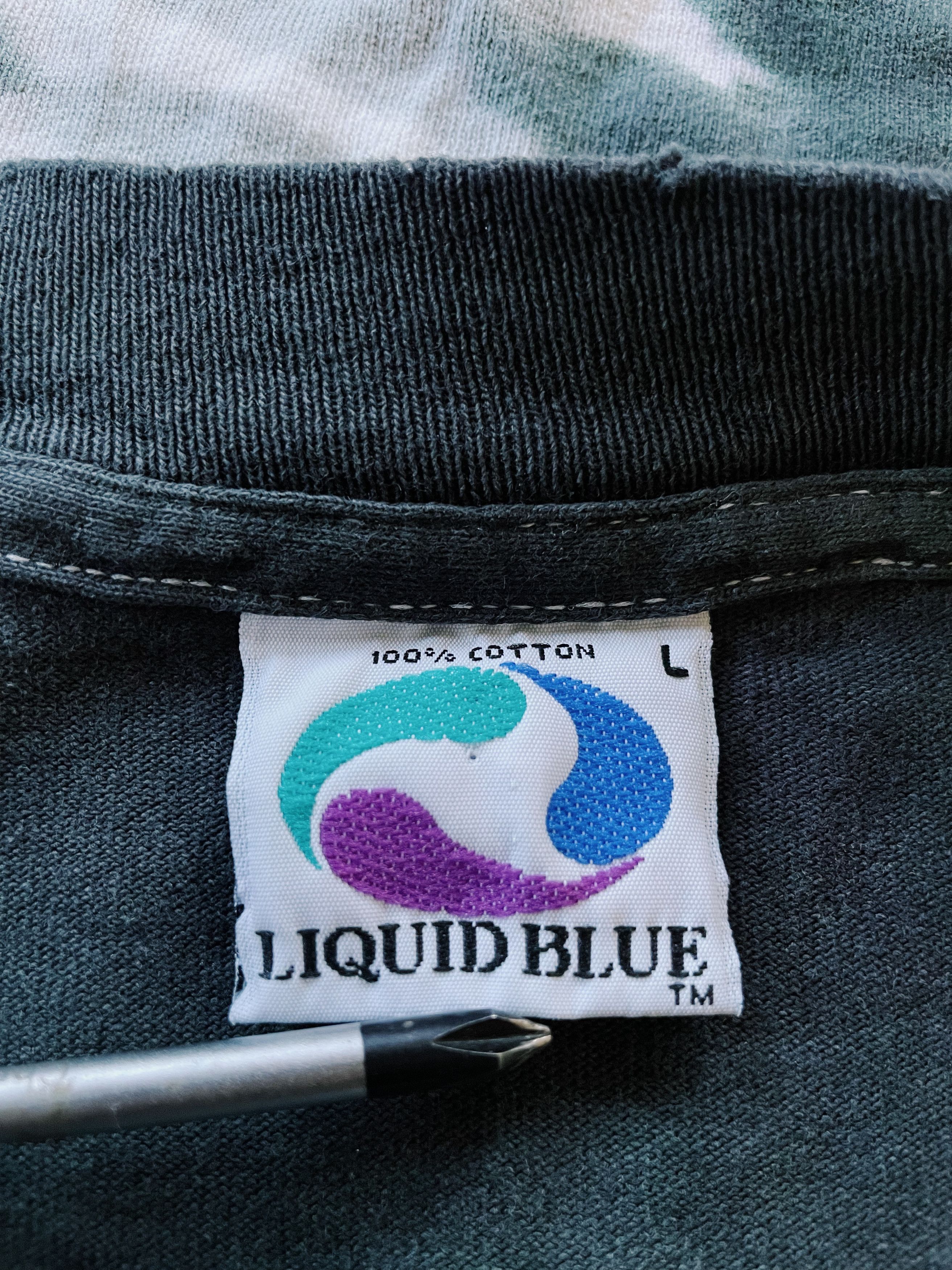 Liquid Blue Vintage 1998 Liquid Blue Skull Pile Tie Dye T-shirt Size US L / EU 52-54 / 3 - 3 Thumbnail