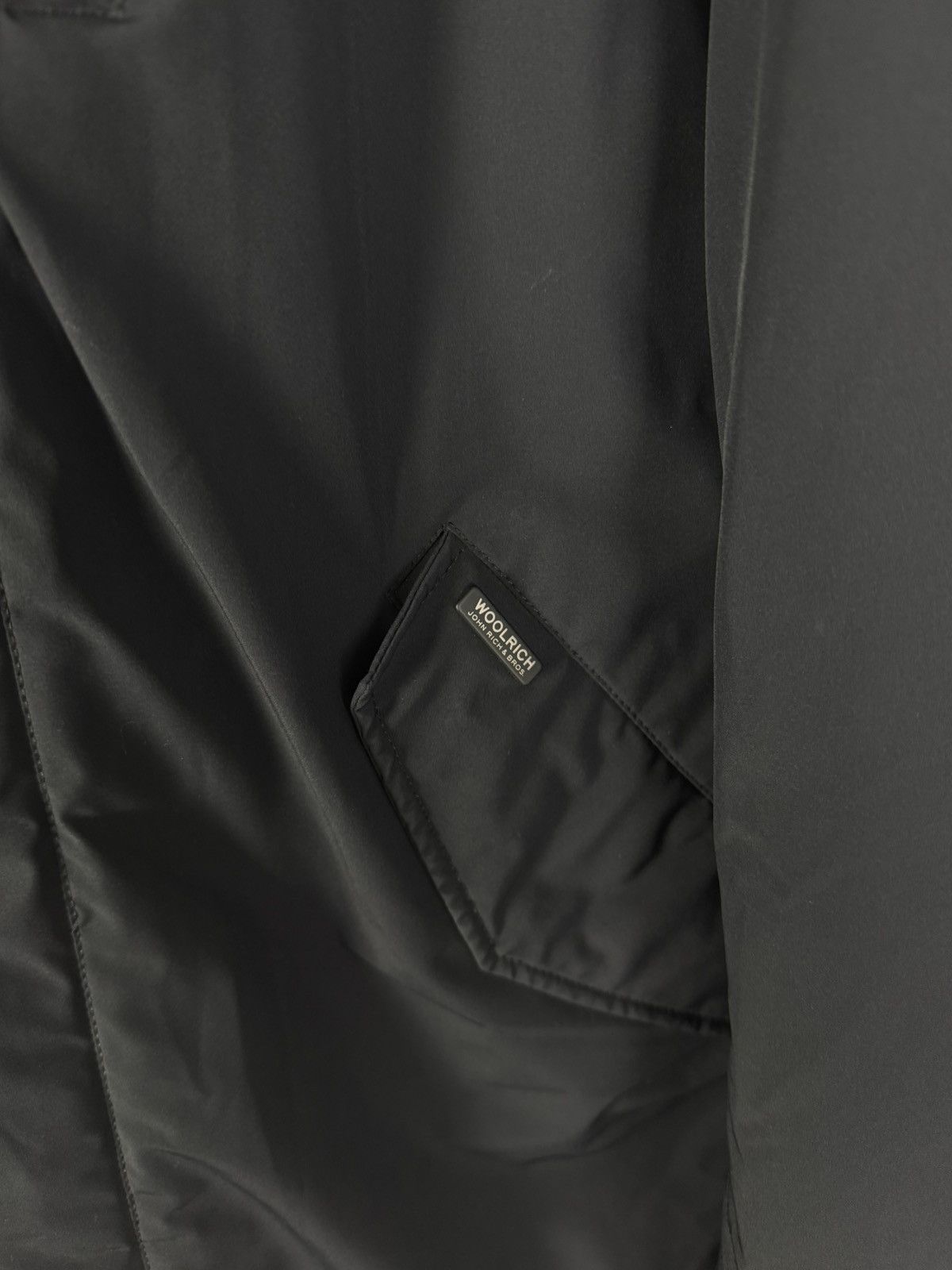 Woolrich Woolen Mills Woolrich Men’s Down Parka Black Hooded Jacket Size US L / EU 52-54 / 3 - 7 Thumbnail
