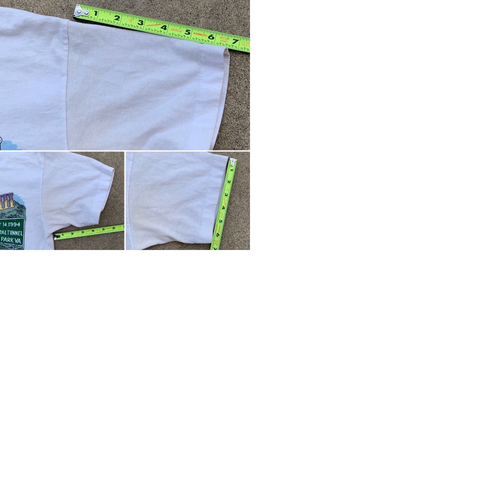 Vintage VINTAGE Tunnel Run 1994 White T-Shirt M Unisex Graphic Tee 50/50 Best Kingsport VA Historic Shirt Mens Womens Size US M / EU 48-50 / 2 - 9 Thumbnail
