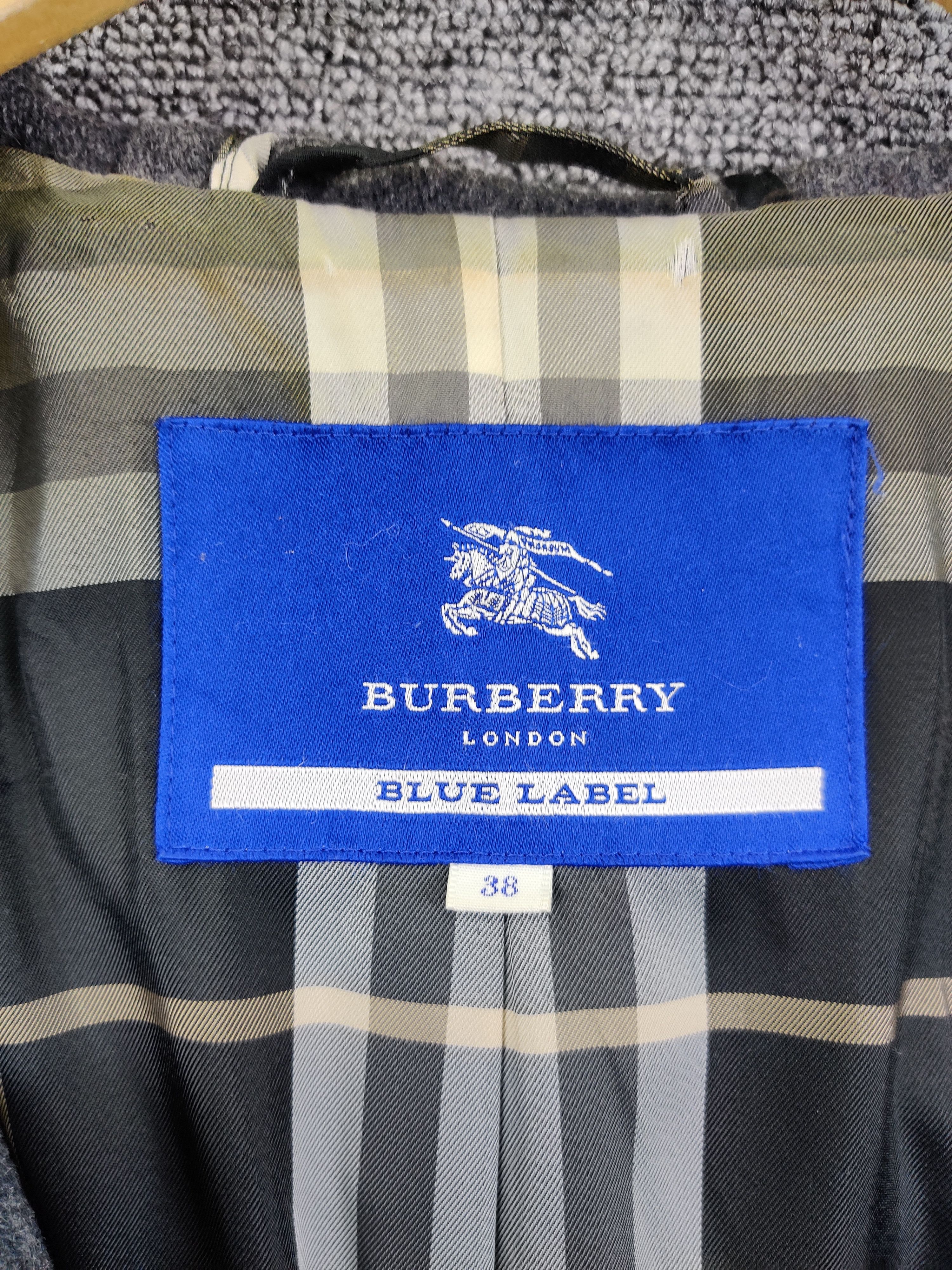 Burberry Burberry London Blue Label Brit Single Breasted Wool Coat Size S / US 4 / IT 40 - 10 Thumbnail