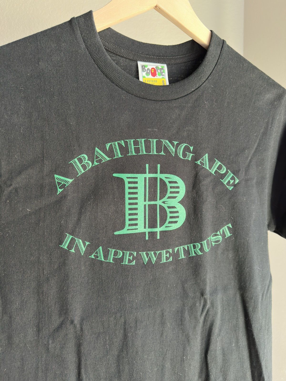 Bape Money B Logo Tee Black Size US S / EU 44-46 / 1 - 3 Thumbnail